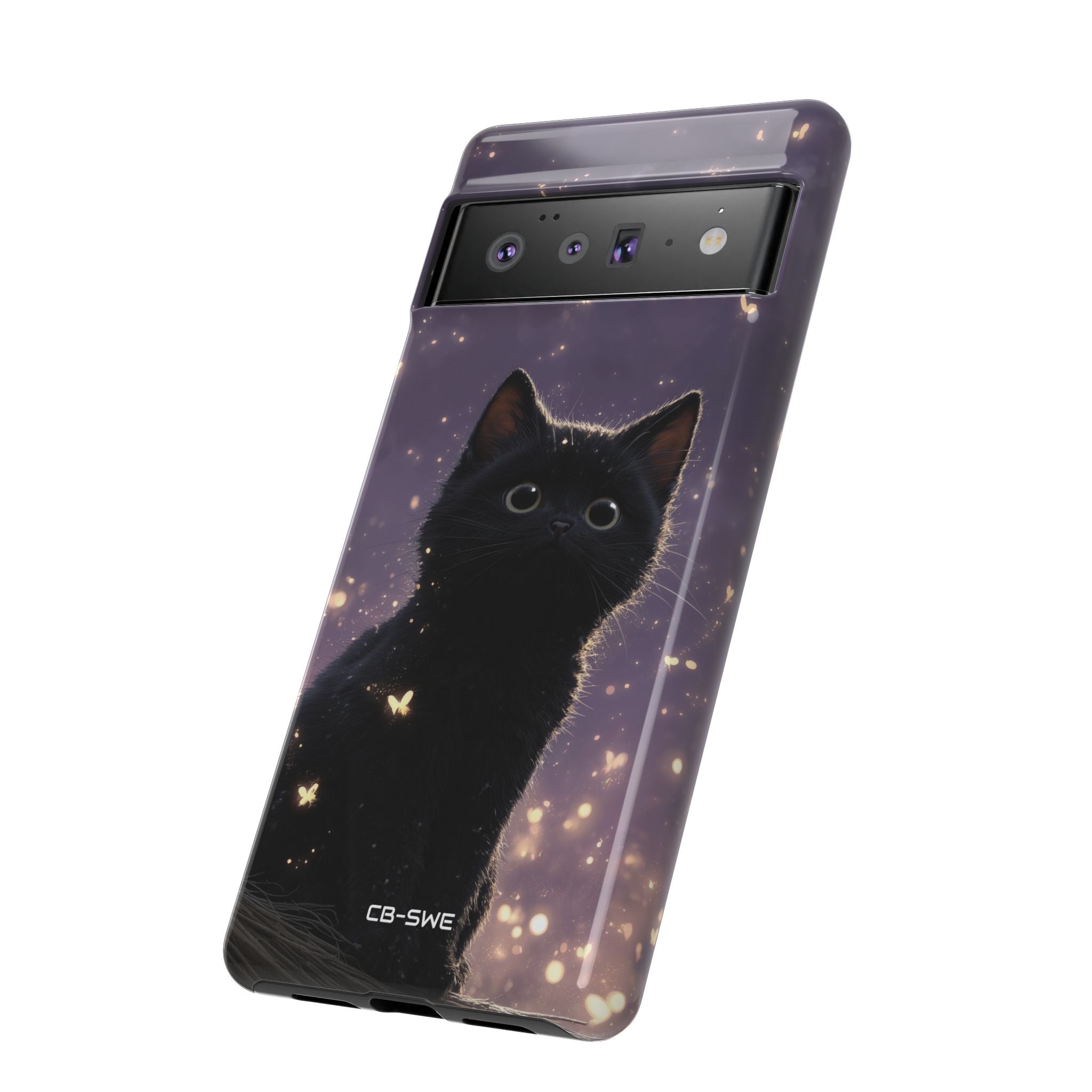 Whimsical Cat Soars - Google Pixel Case