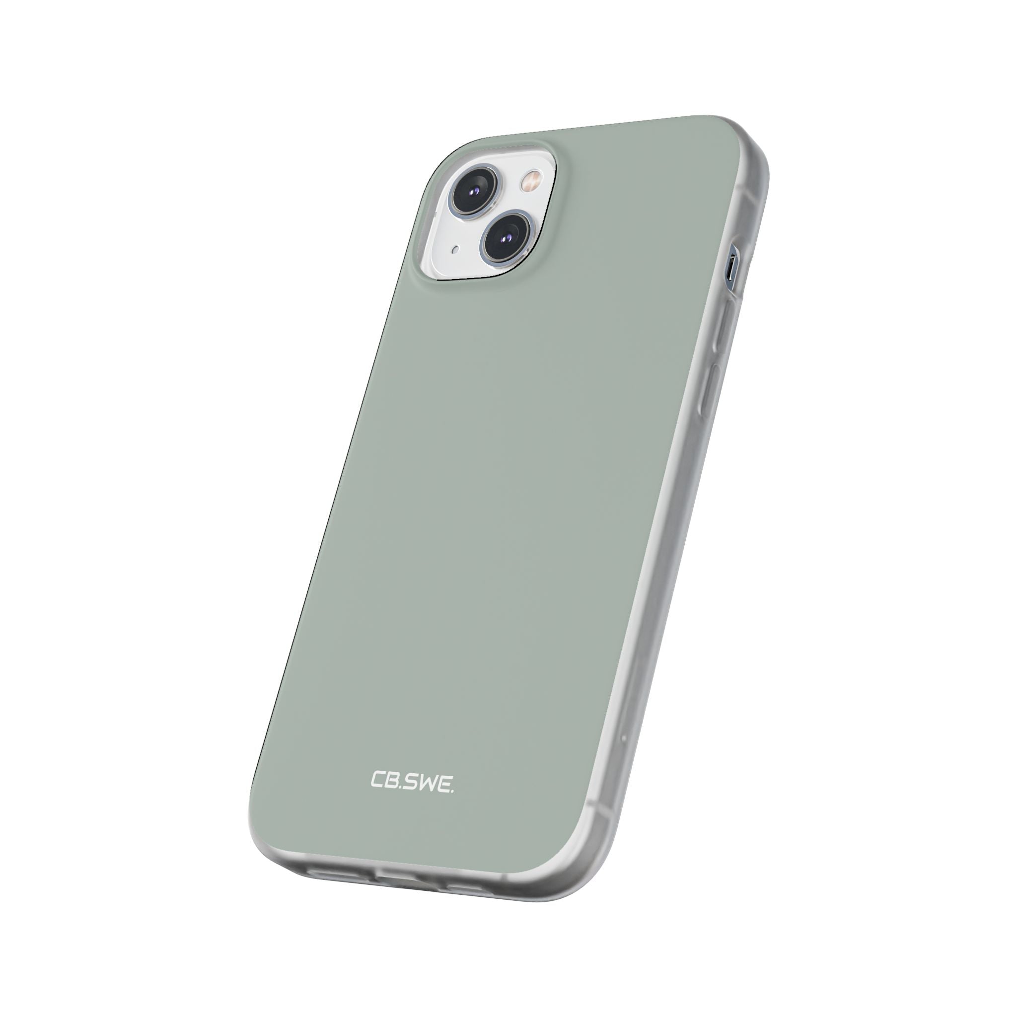 Aschgraue iPhone-Hülle – Flexi