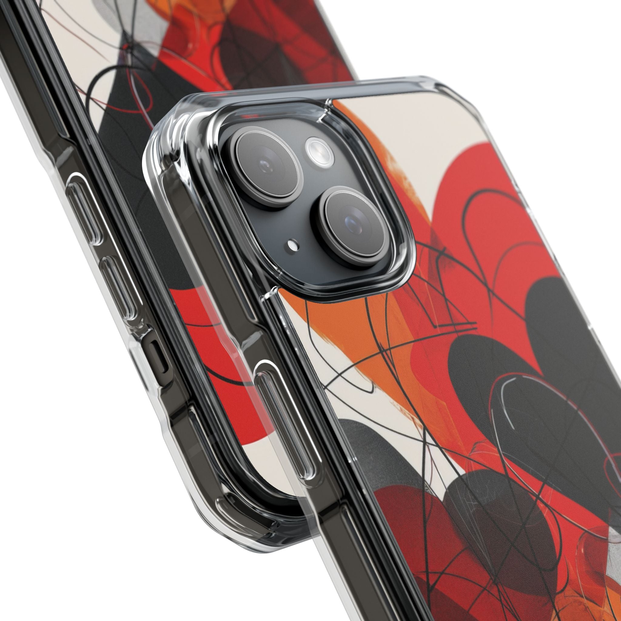 Crimson Motion Flow iPhone 15 - Impact Clear+
