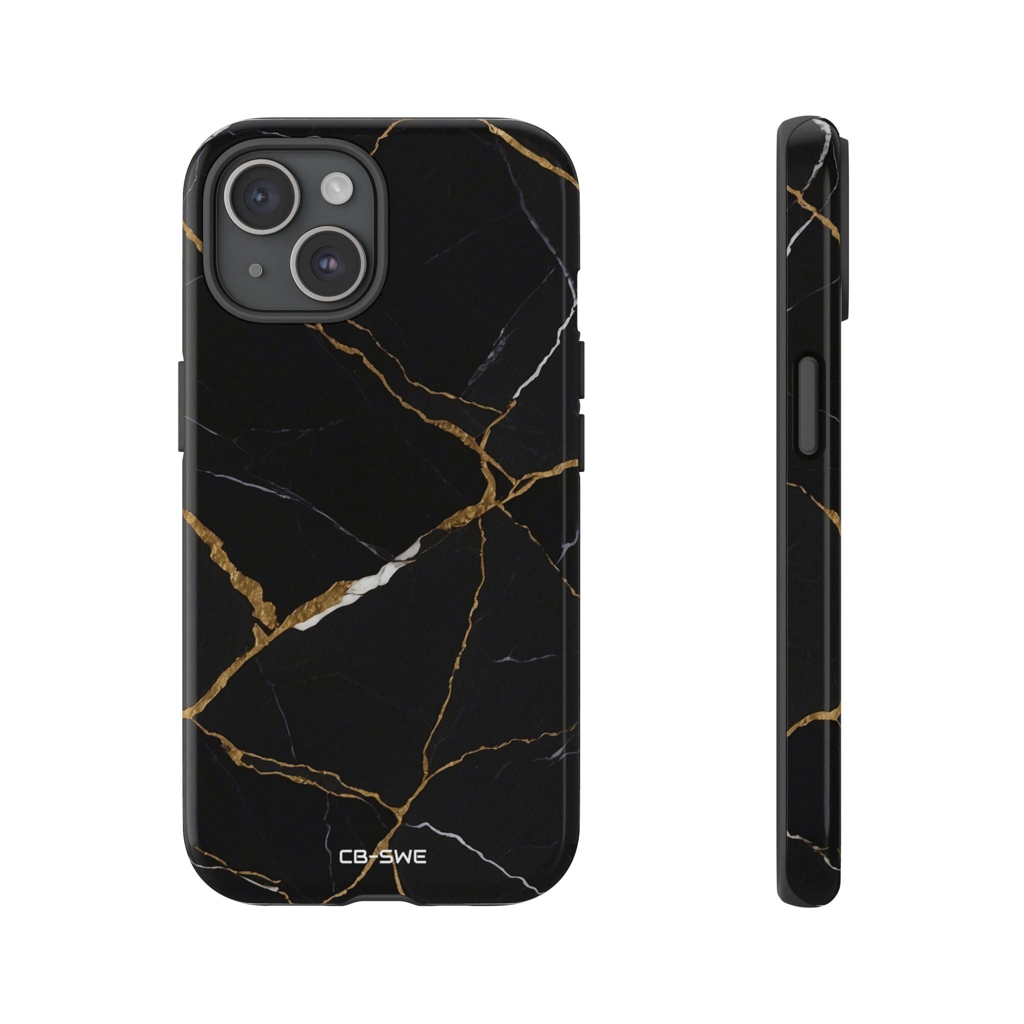 Golden Veins Emerge - iPhone Case
