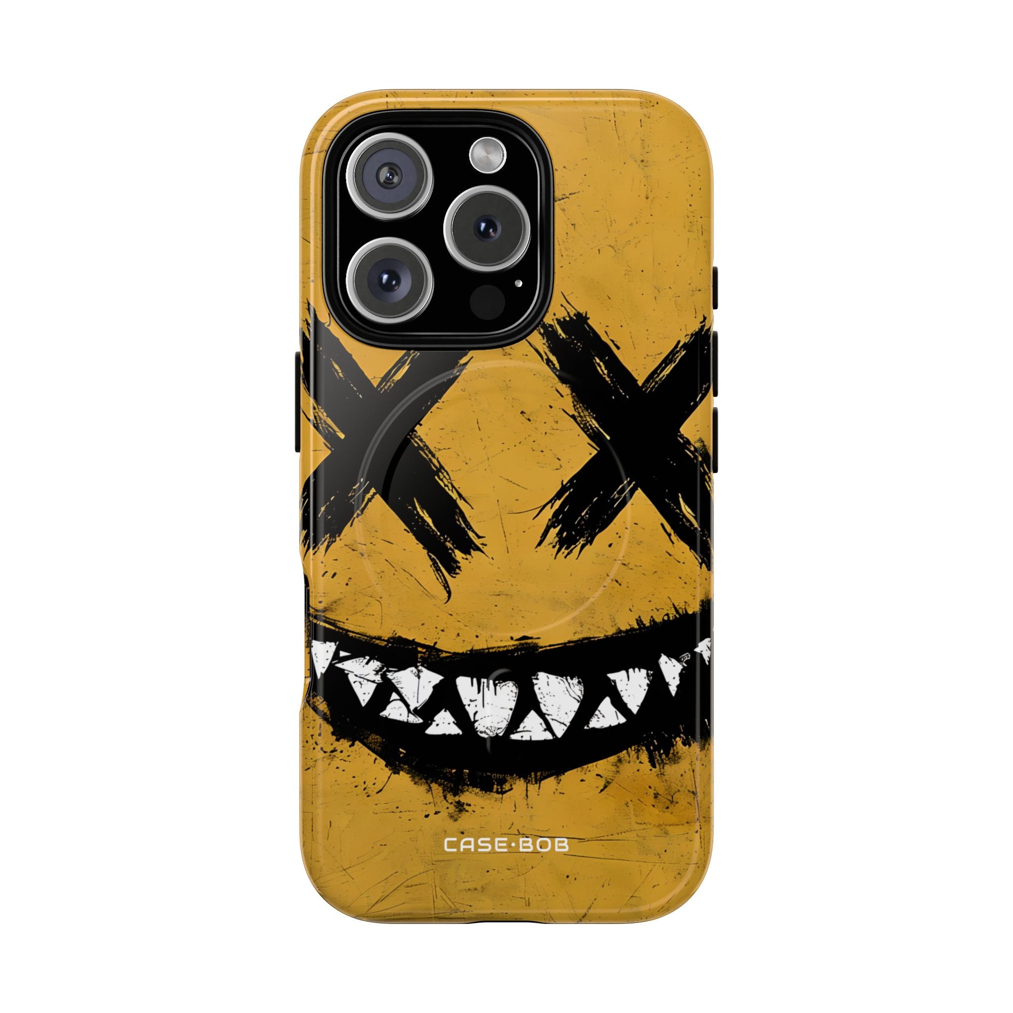 Jagged Smile Yellow iPhone 16 Pro Case - Tough+