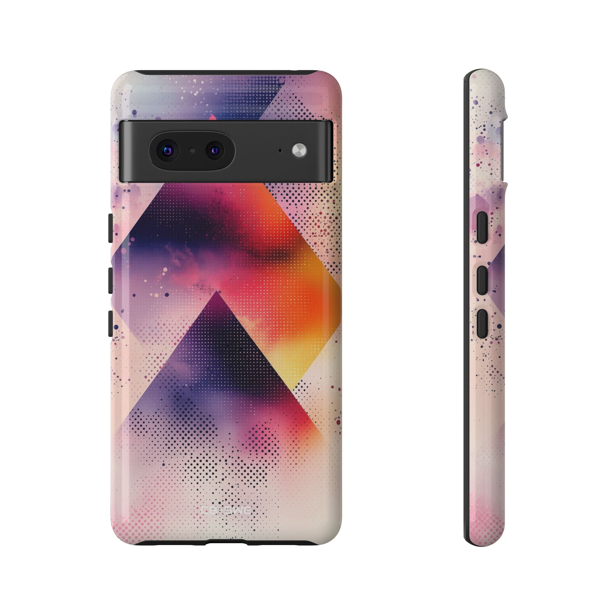 Vivid Triangles Ascend - Google Pixel Case