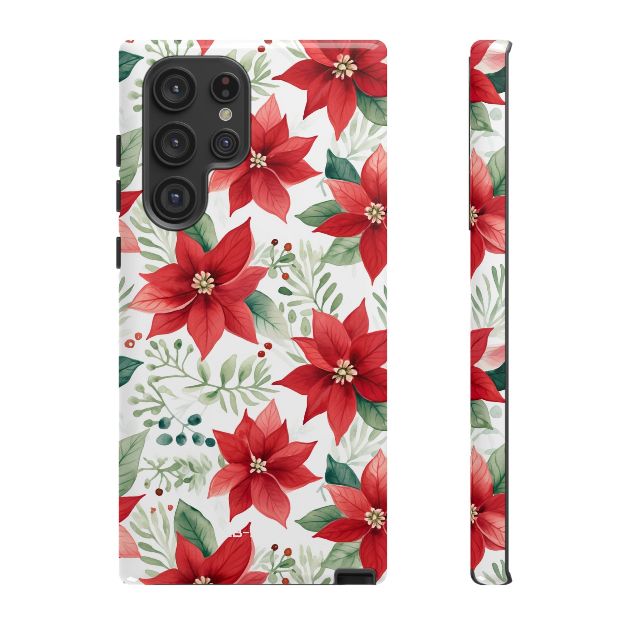 Poinsettias Bloom Bright - Samsung Case