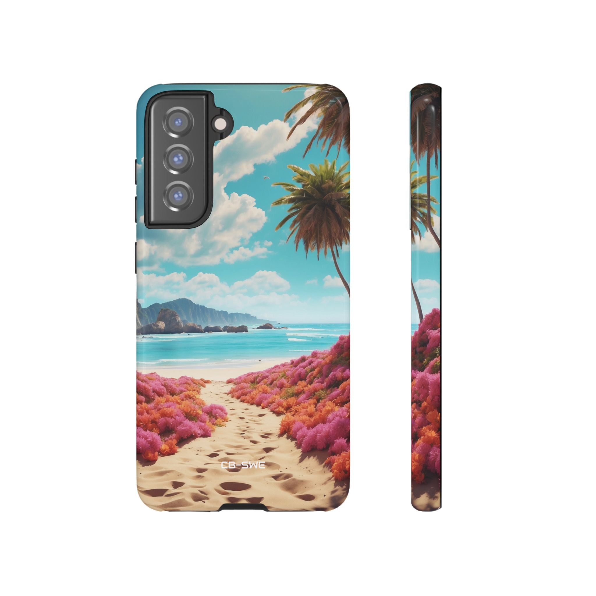 Tropical Flowers Frame - Samsung Case