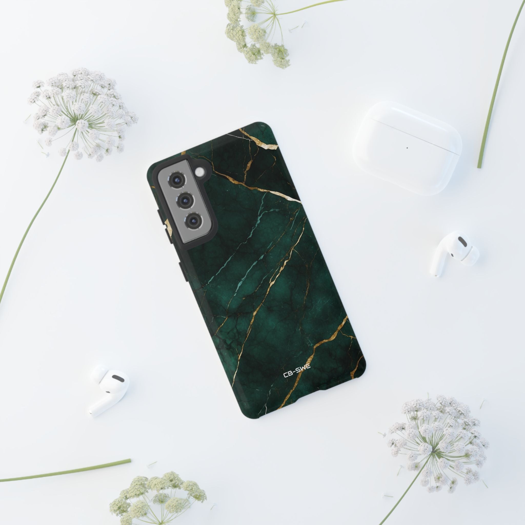Emerald Veins Flow - Samsung Case