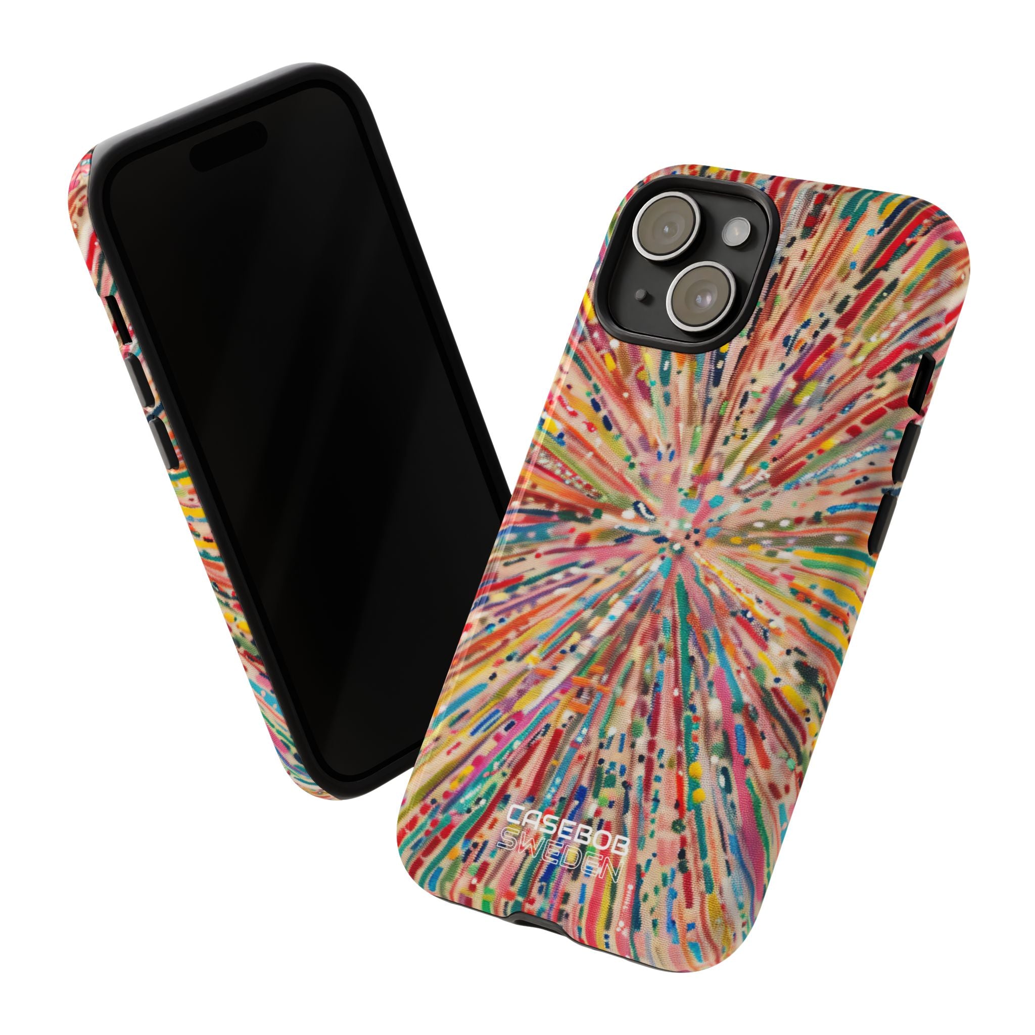 Esplosione di Colori Radianti iPhone 15 - Tough