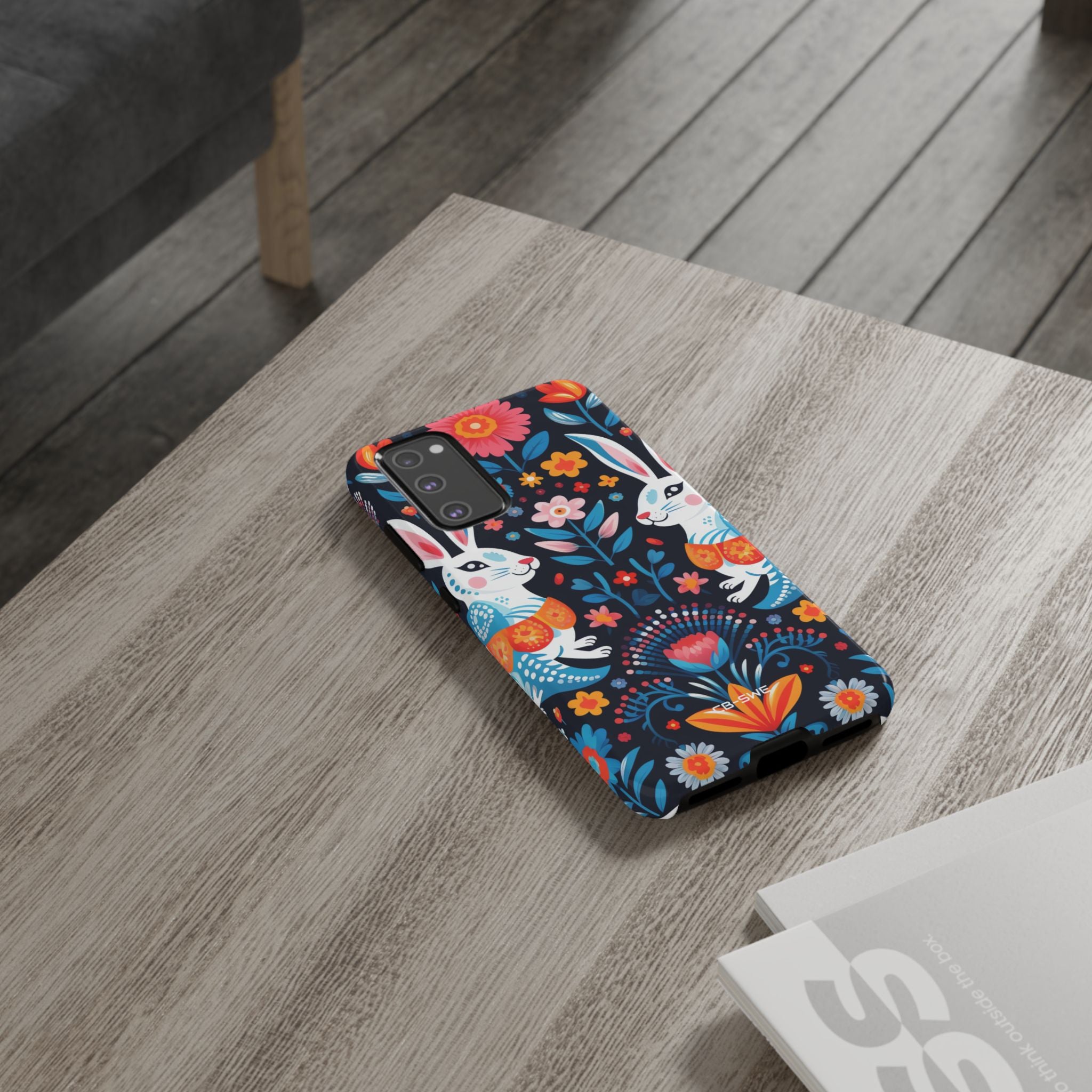 Bunnies Hop Flowers - Samsung Case
