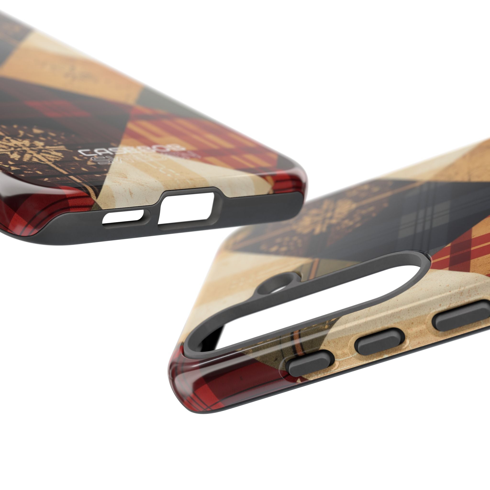 Rustieke Quilt Charme Samsung S25 - Tough