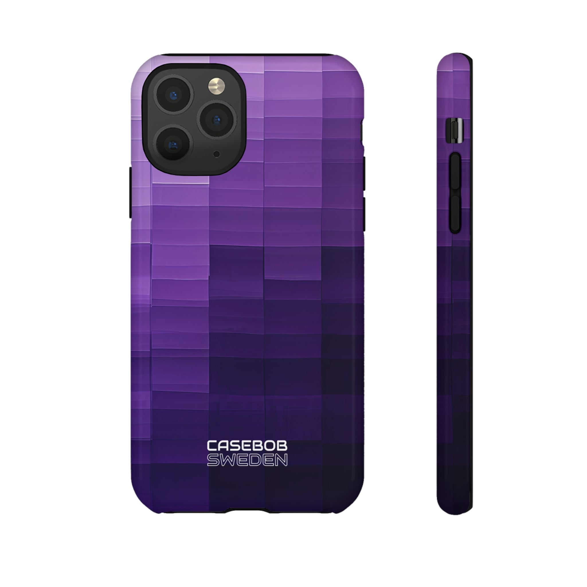 Purple Horizon Grid iPhone 11 - Tough