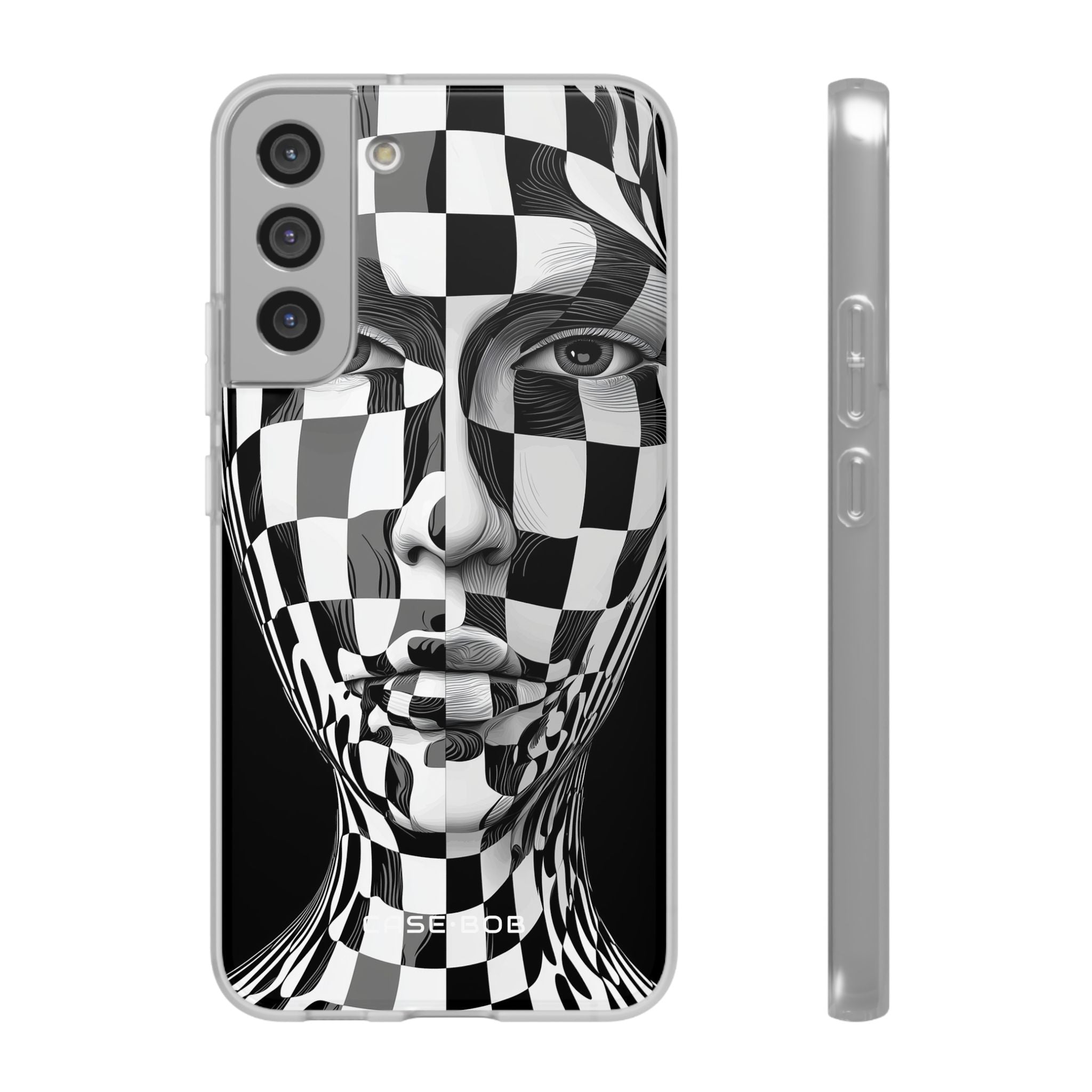 Checkered Face Samsung S22 Plus Case - Soft