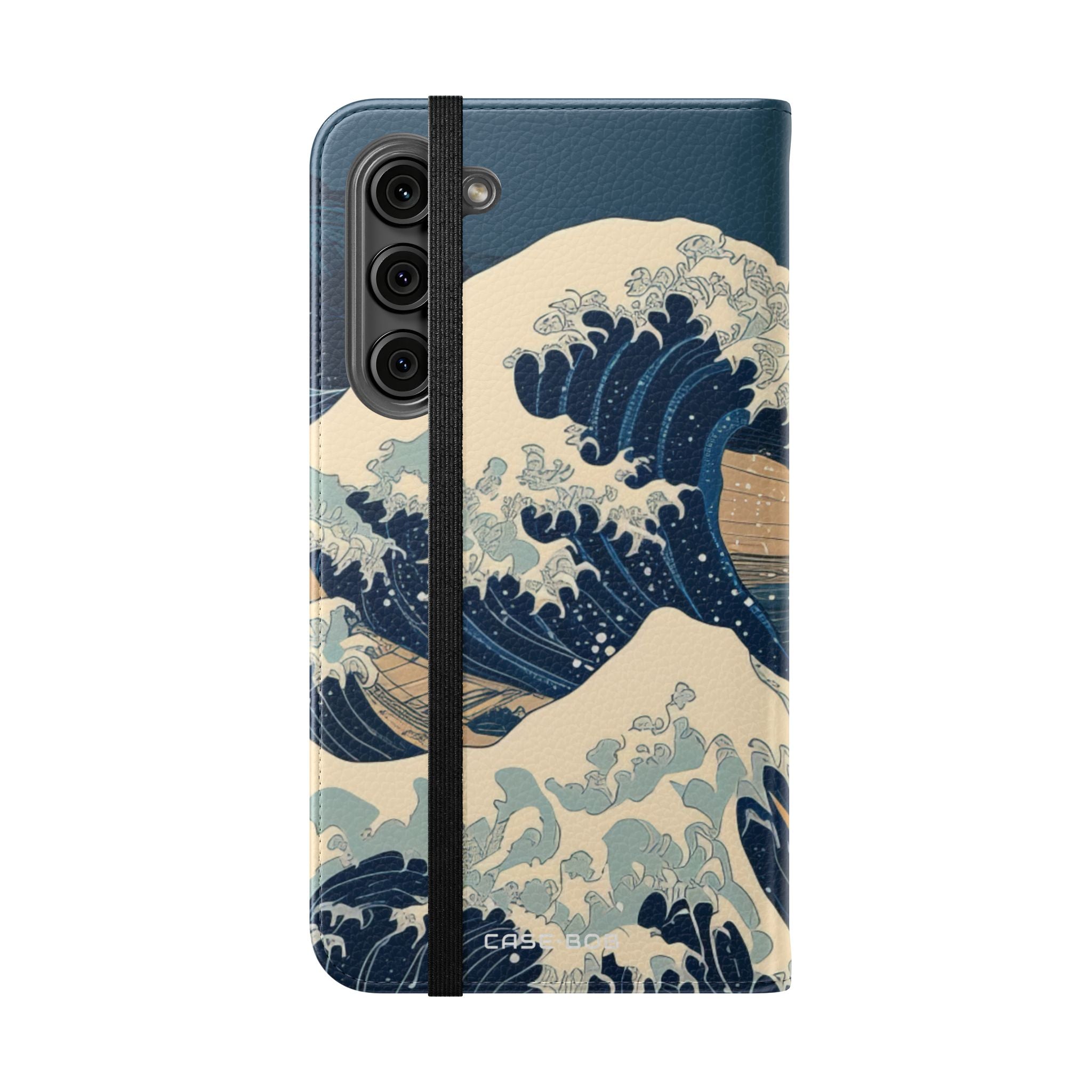 Cresting Navy Wave - Samsung S23+ Case - Wallet