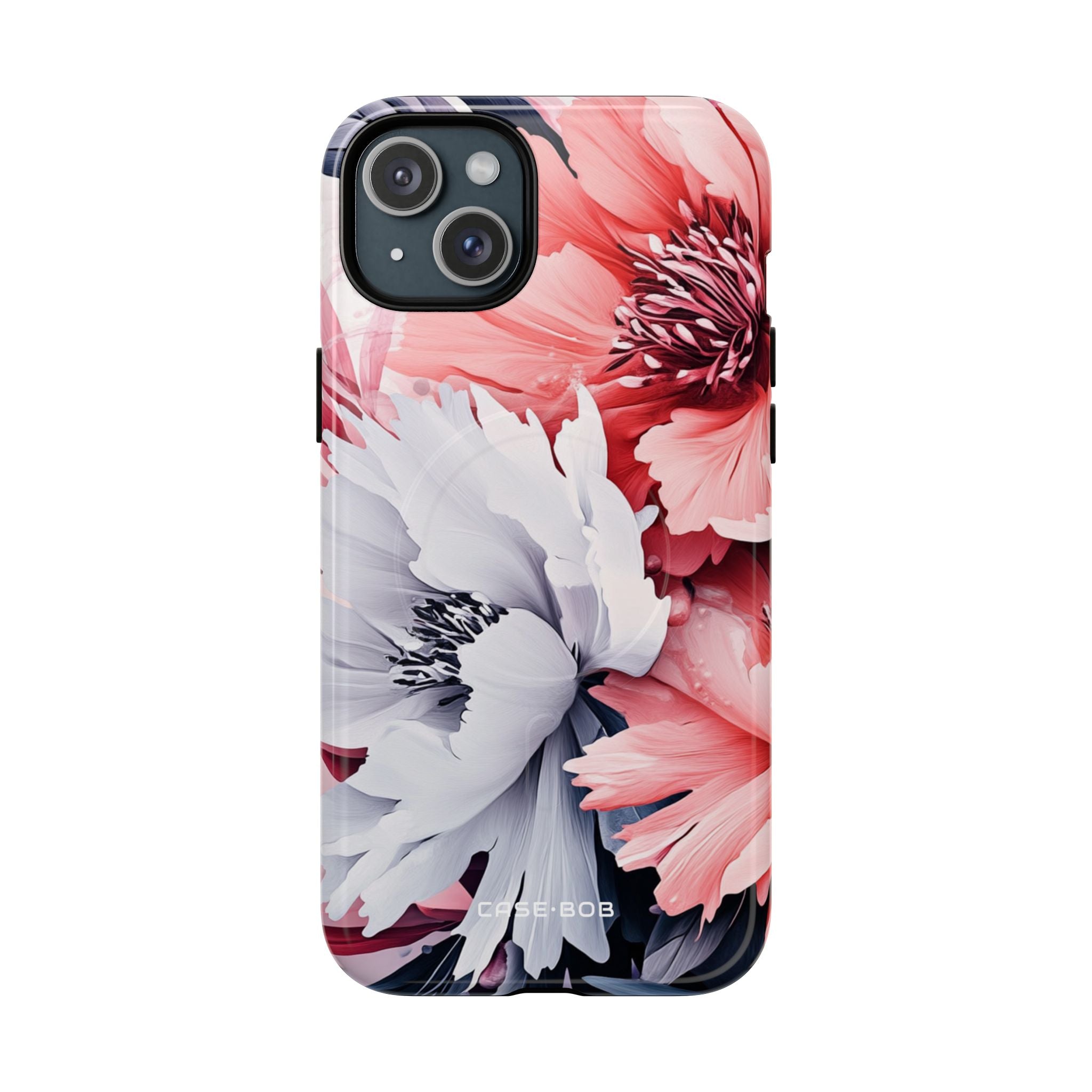 Coral Bloom iPhone 15 Plus Case - Tough+