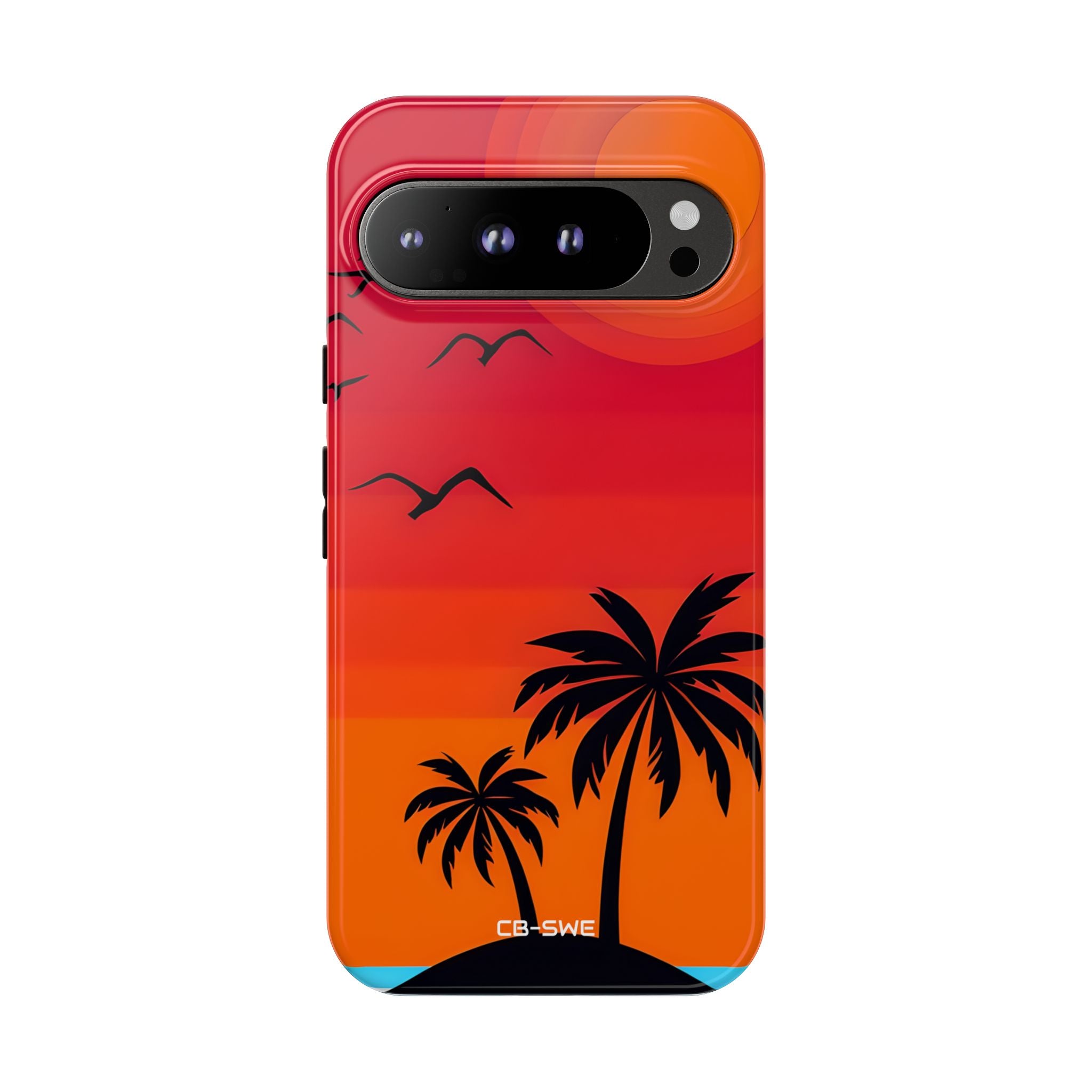Summer Sunset Silhouettes - Google Pixel Case