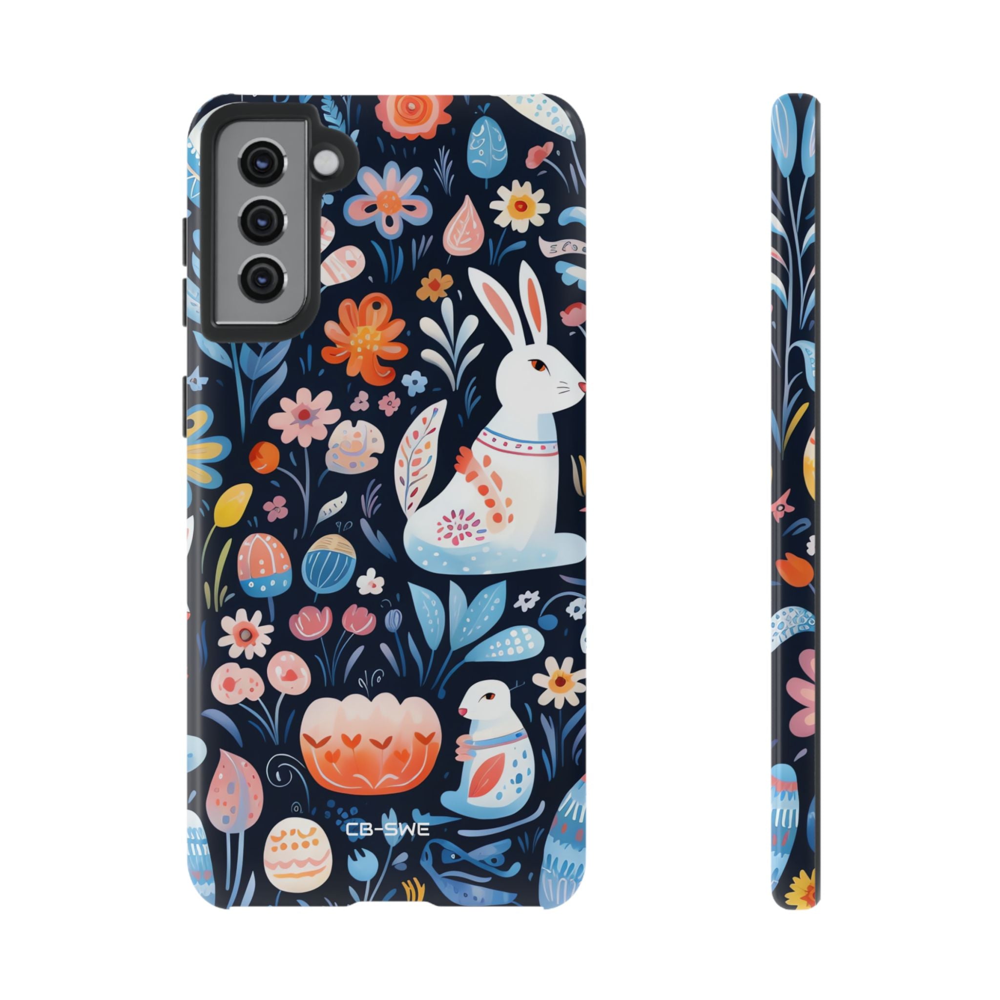 Bunnies Play Among Flowers - Samsung Case