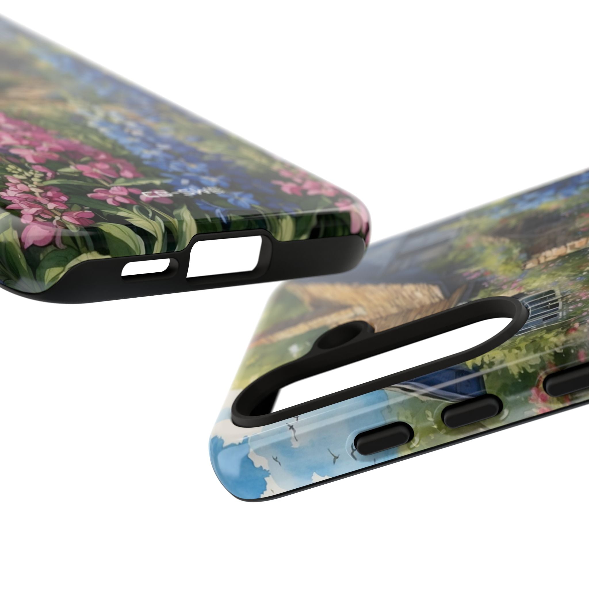 Cottage Surrounded Blossoms - Samsung Case