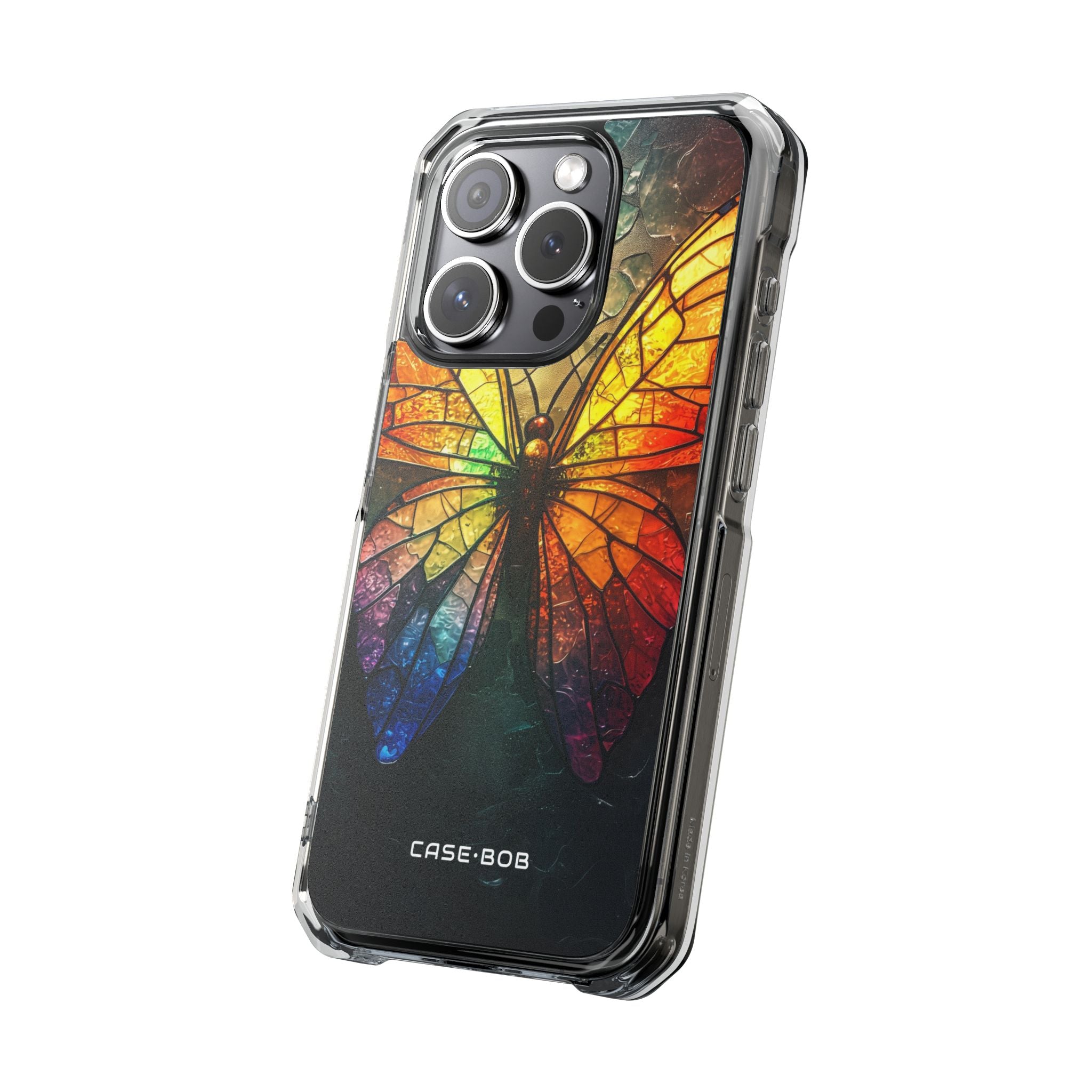 Stained Glass Butterfly iPhone 15 Pro Case - Impact