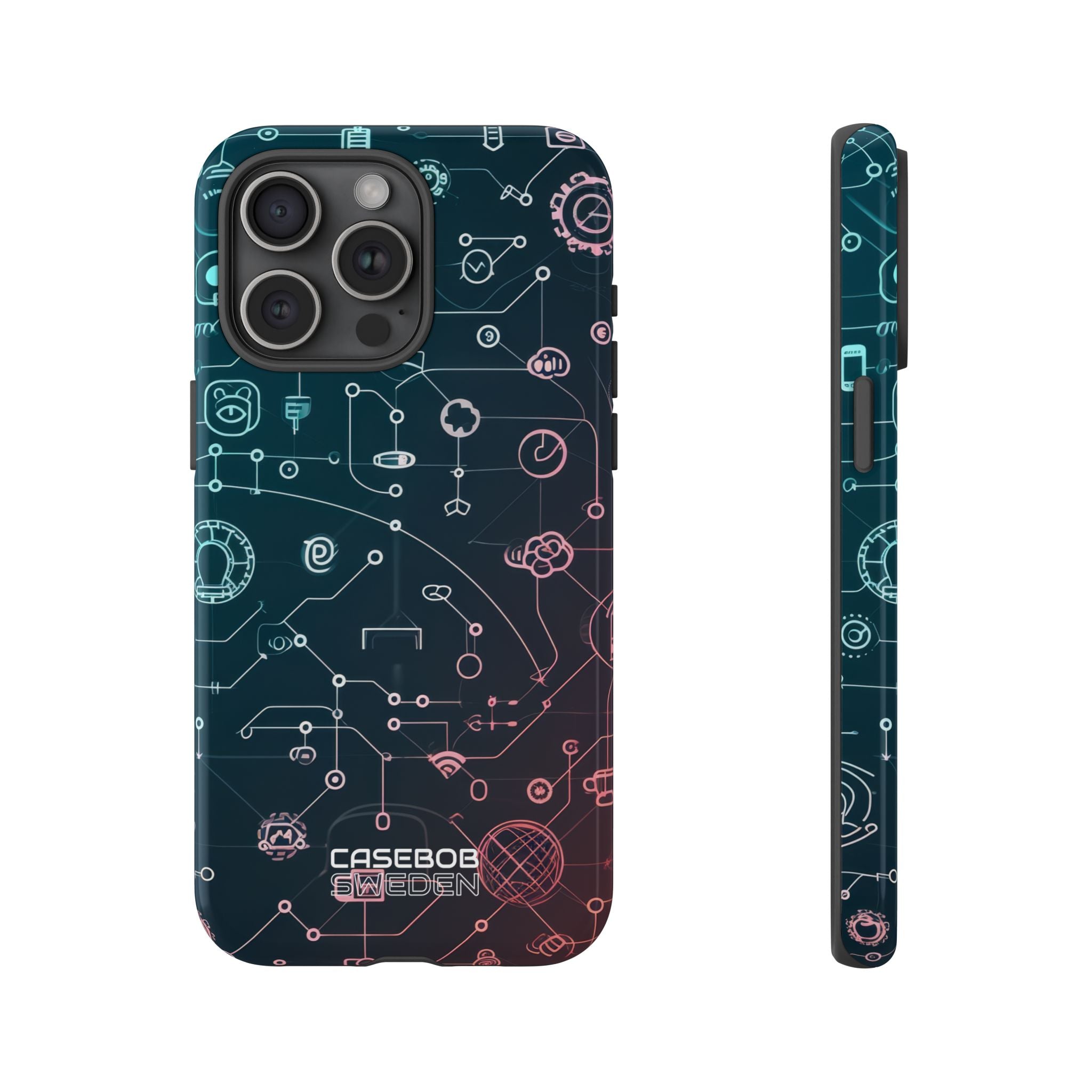 Digital Circuit Flow iPhone 15 - Tough