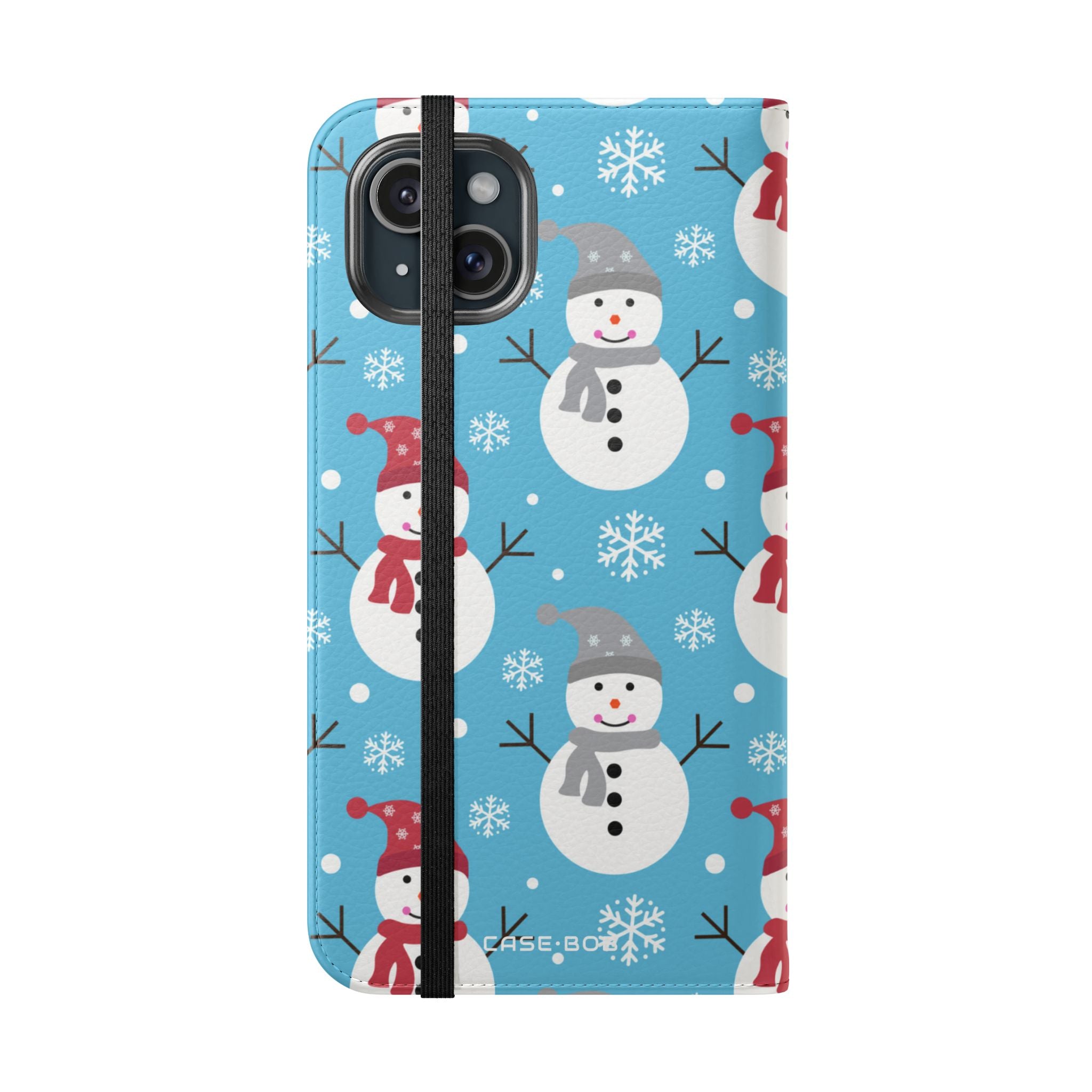 Snowman Glow - iPhone 15 Plus Case - Wallet