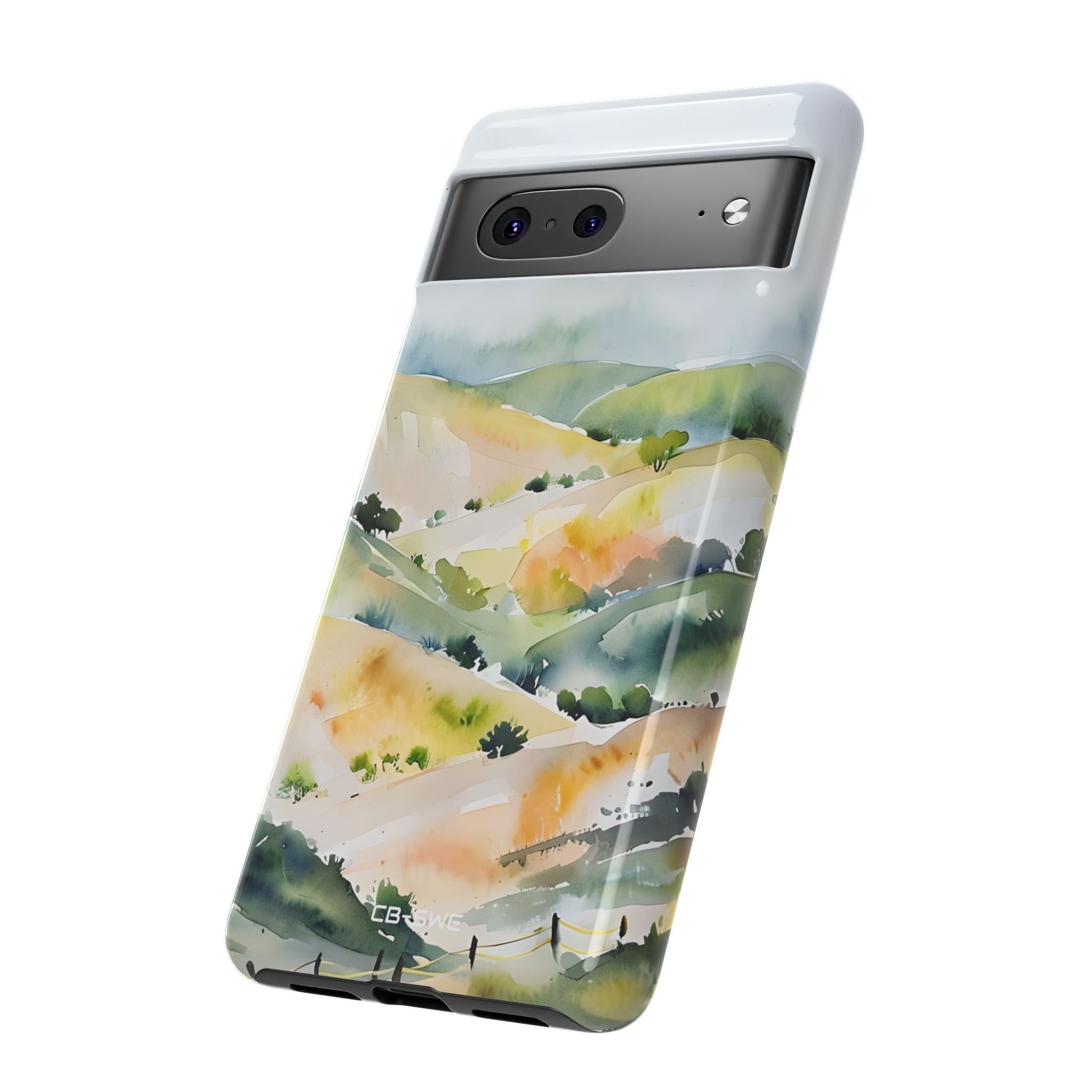 Misty Hills Watercolor - Google Pixel Case