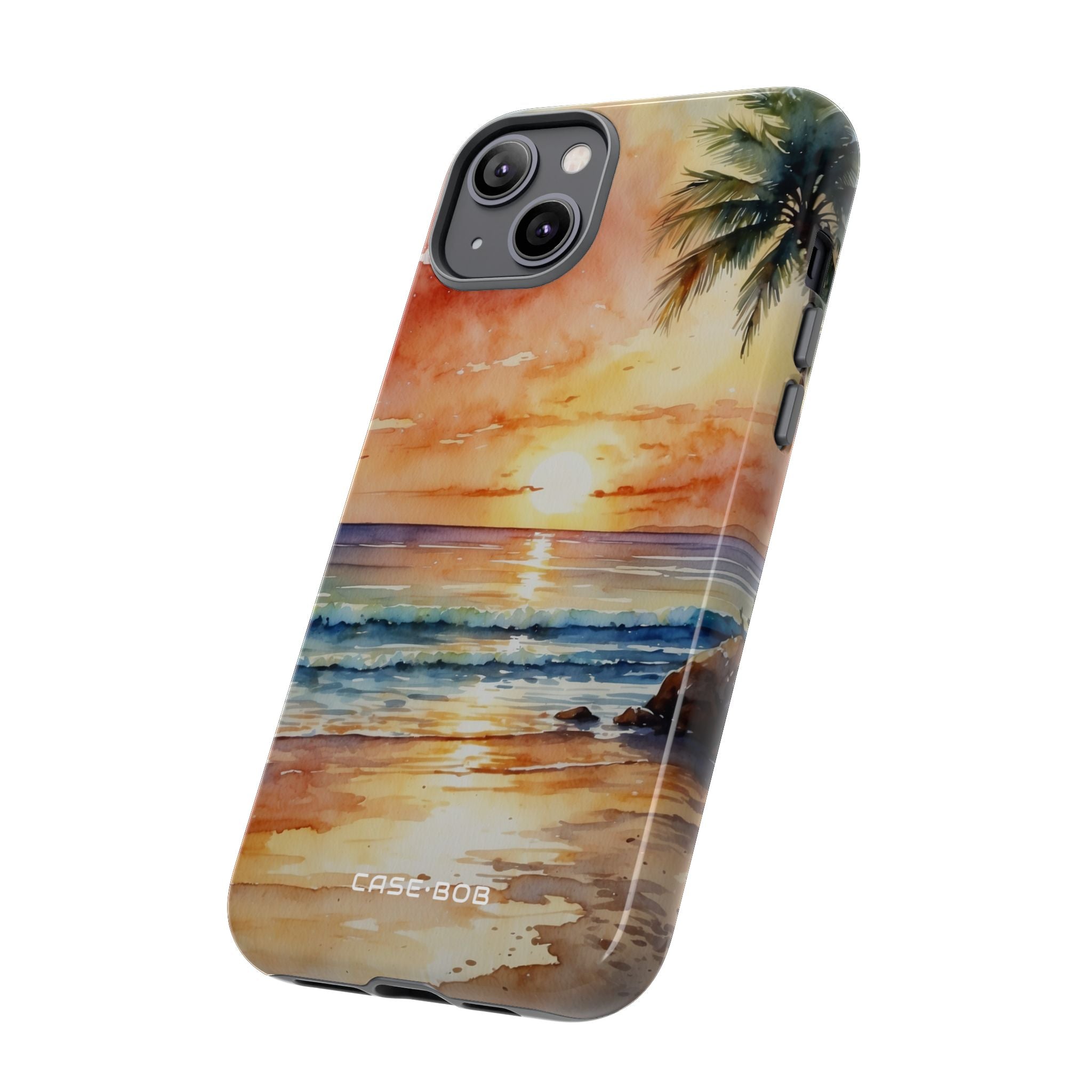 Sunset Palm iPhone 14 Plus Case - Tough