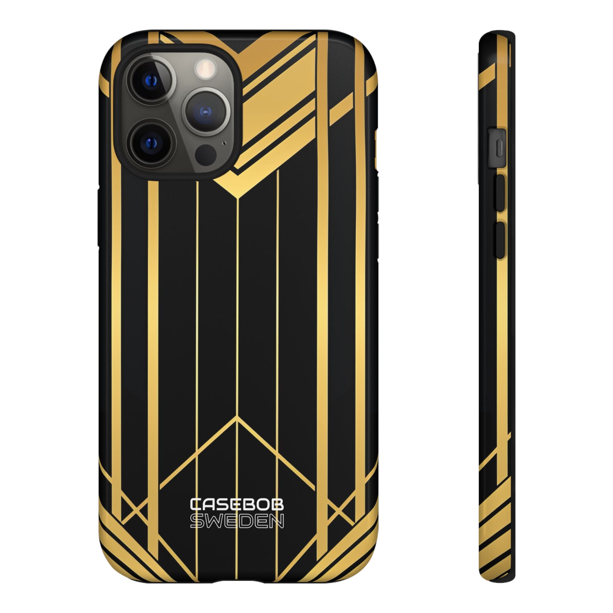 Golden Geometric Symphony iPhone 12 - Tough