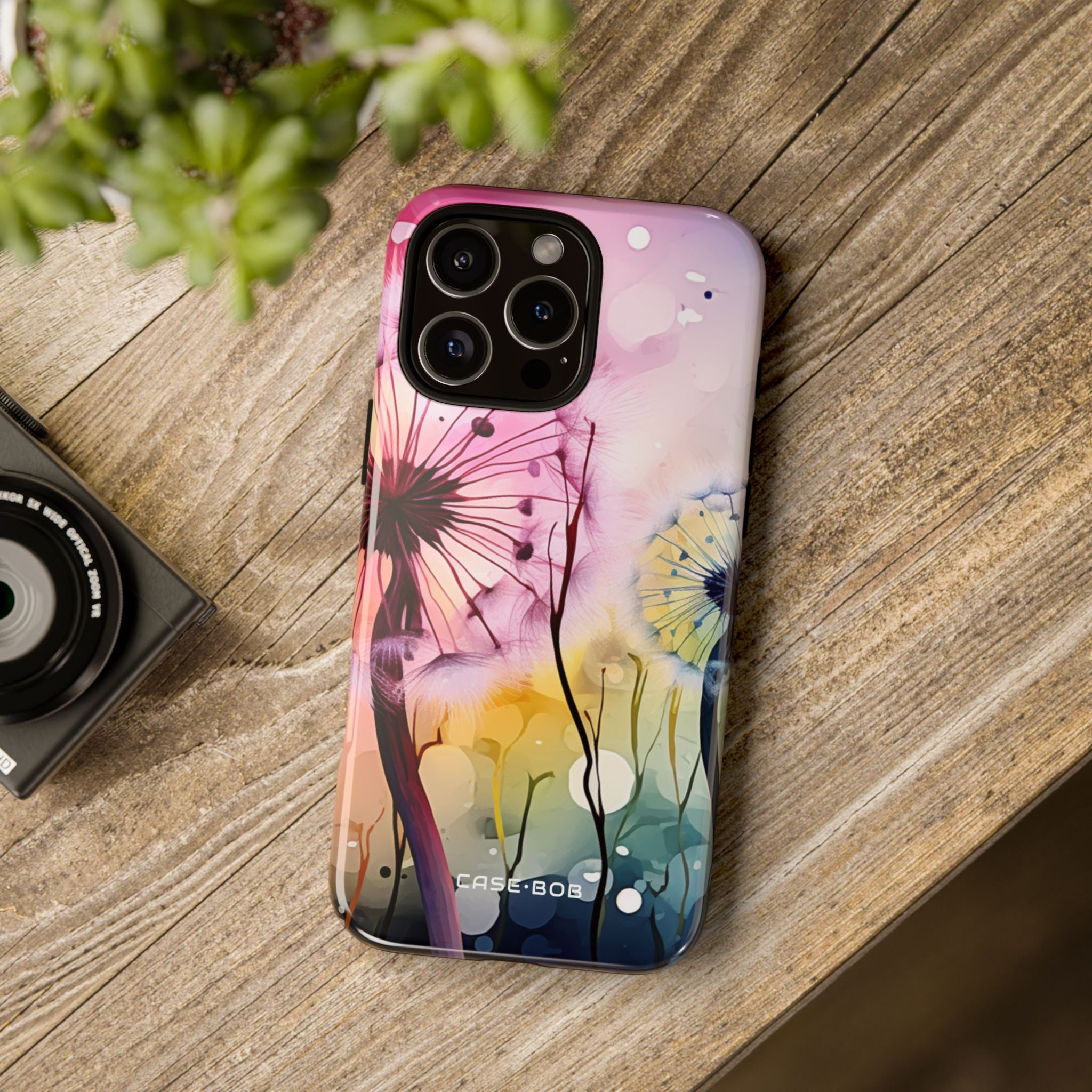 Dandelion Glow iPhone 16 Pro Max Case - Tough