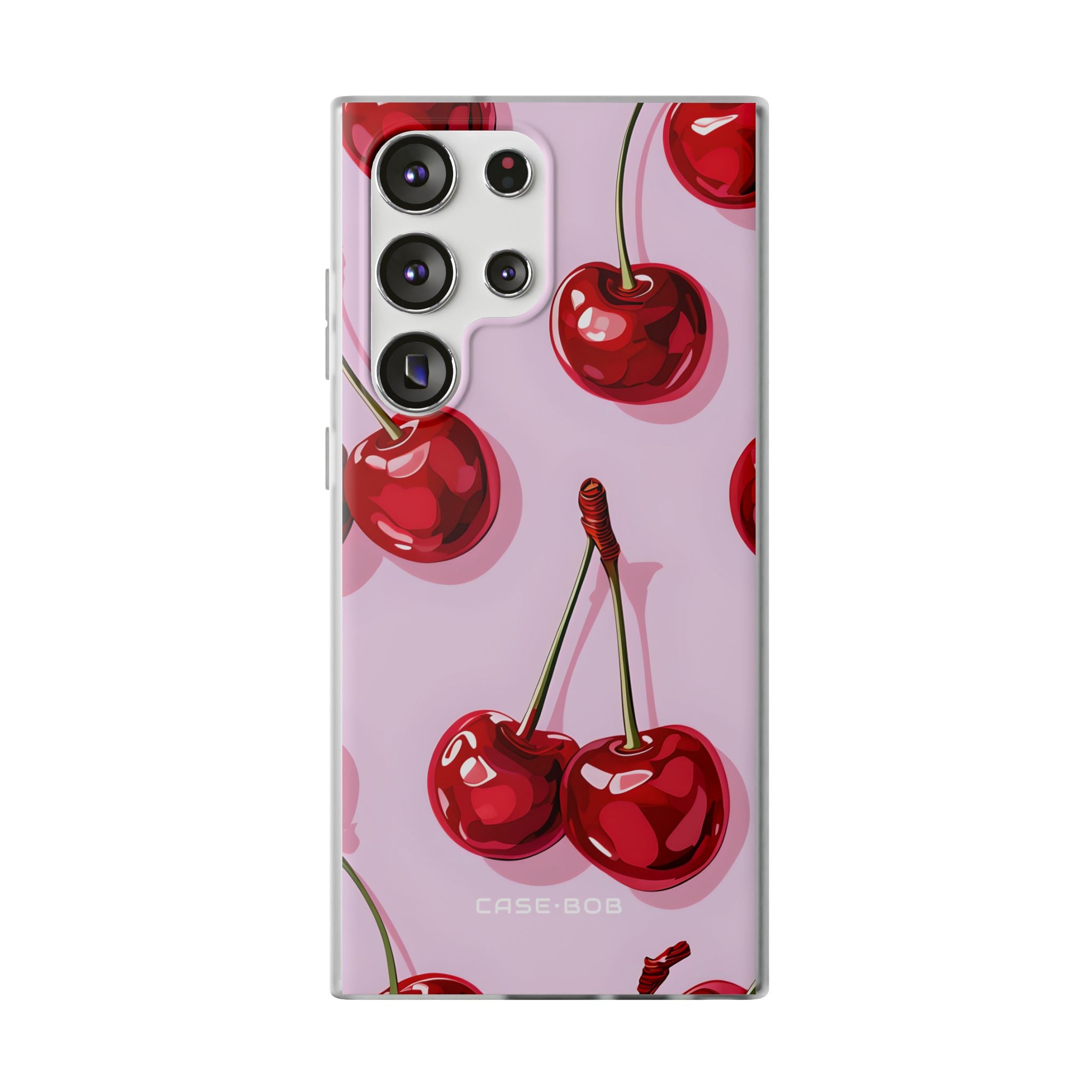 Glossy Cherry Burst Samsung S23 Ultra Case - Soft