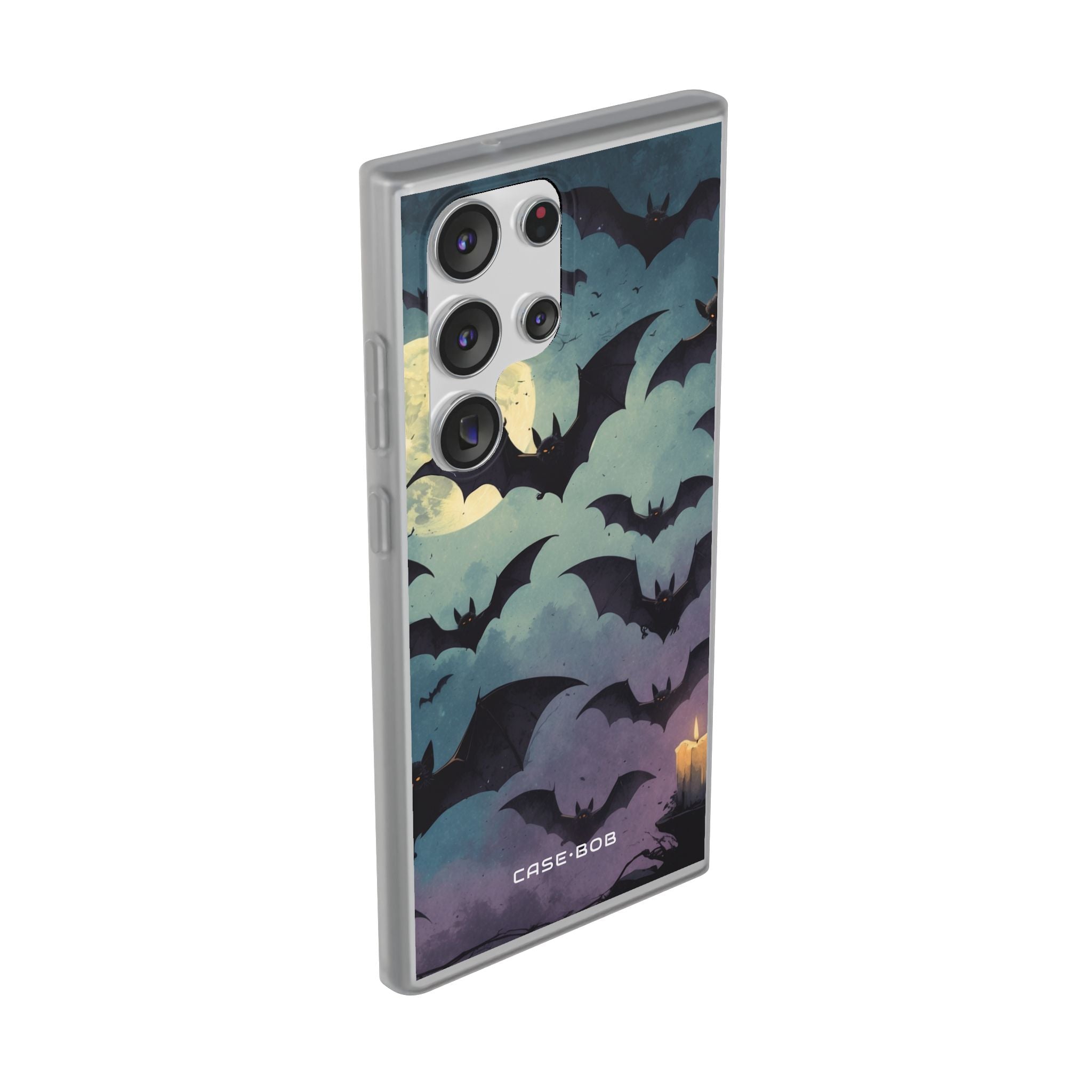 Glowing Bat Swarm Samsung S23 Ultra Case - Soft
