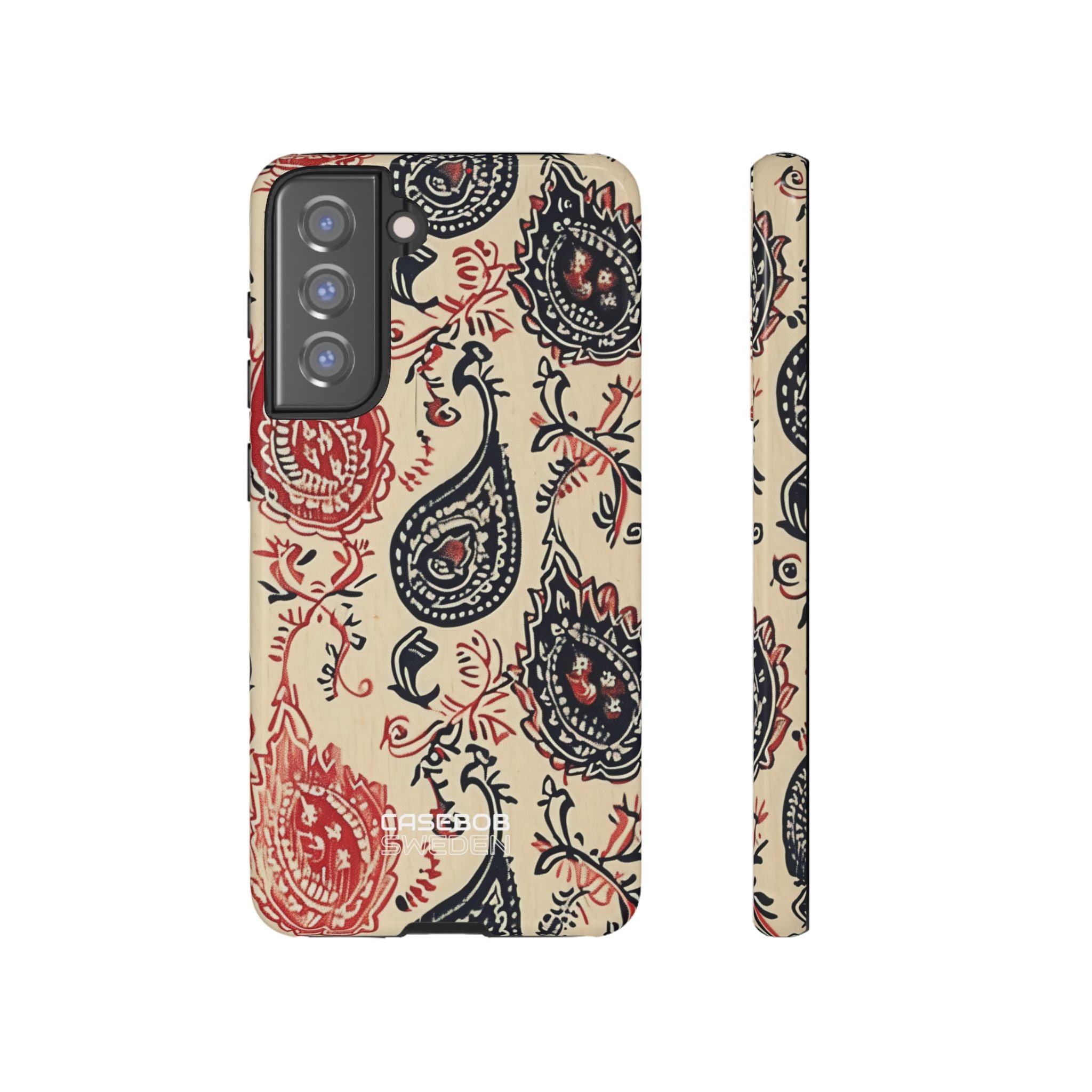 Navy Paisley Swirl Samsung S21 - Tough