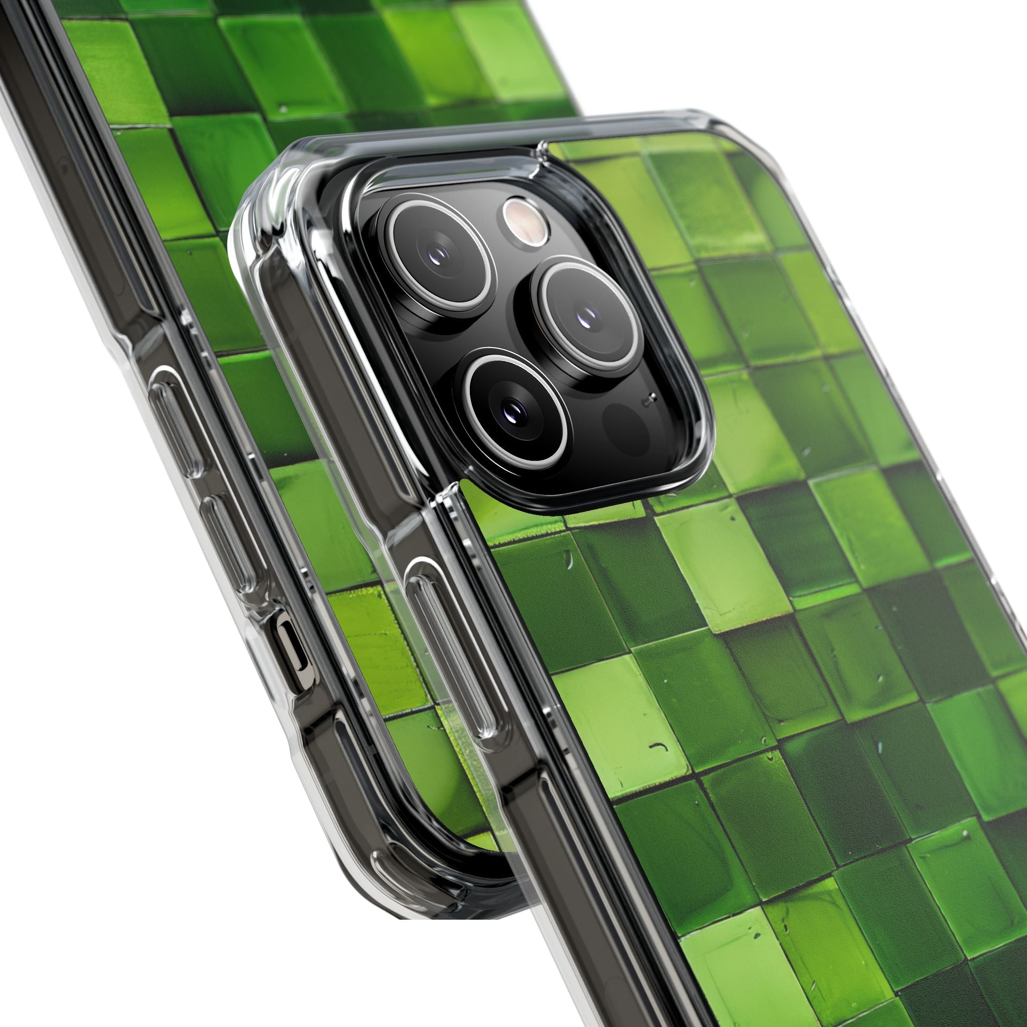 Green Tile Harmony iPhone 14 - Impact Clear+