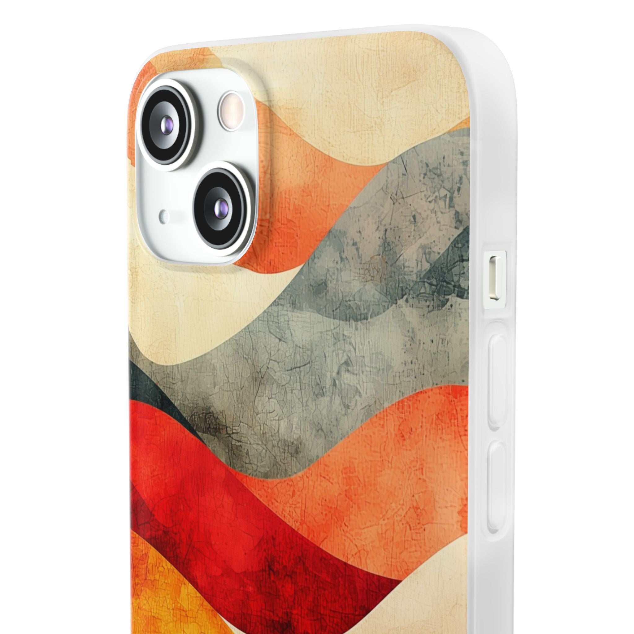 Cracked Wave Sunset iPhone 13 - Soft