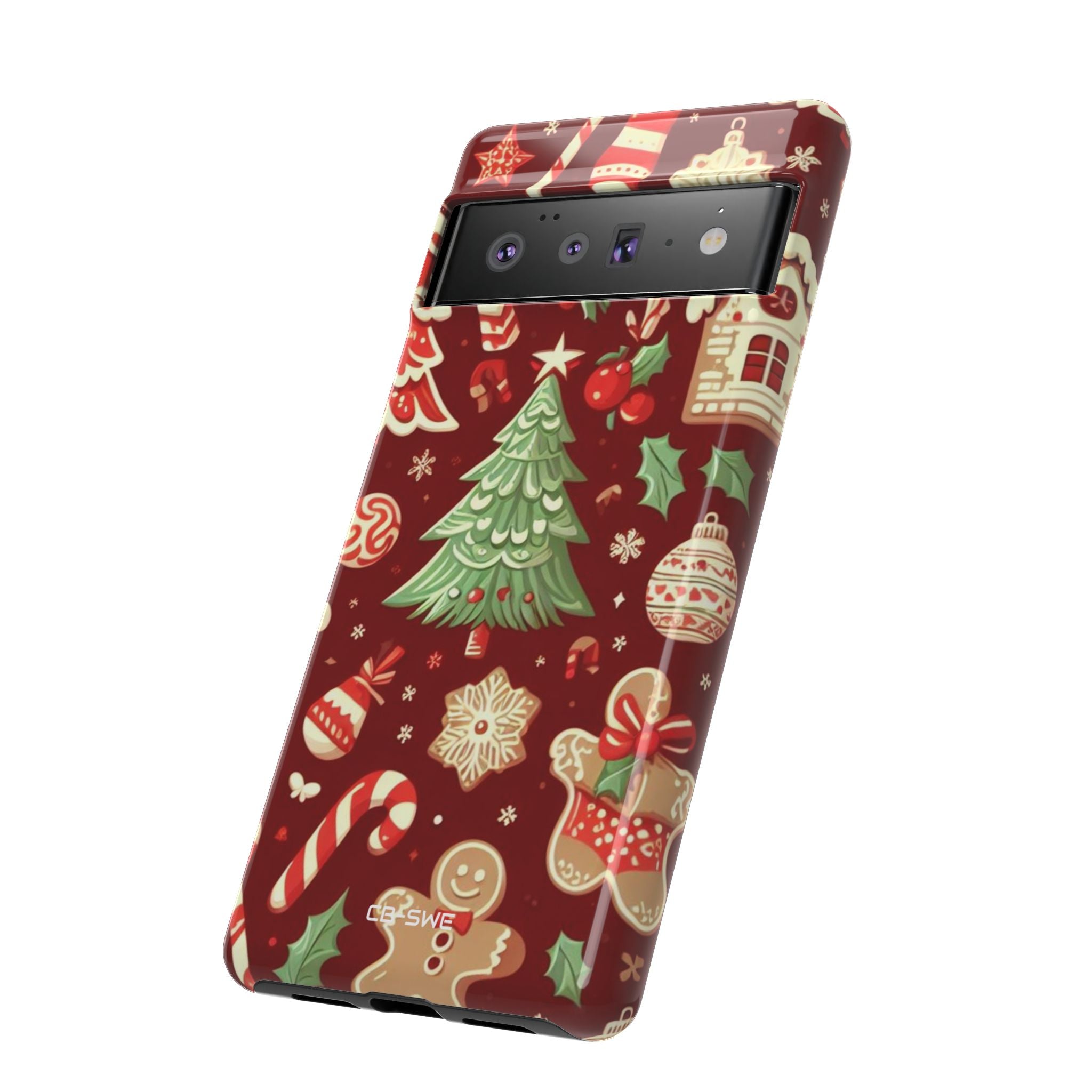 Gingerbread Smiles Shine - Google Pixel Case