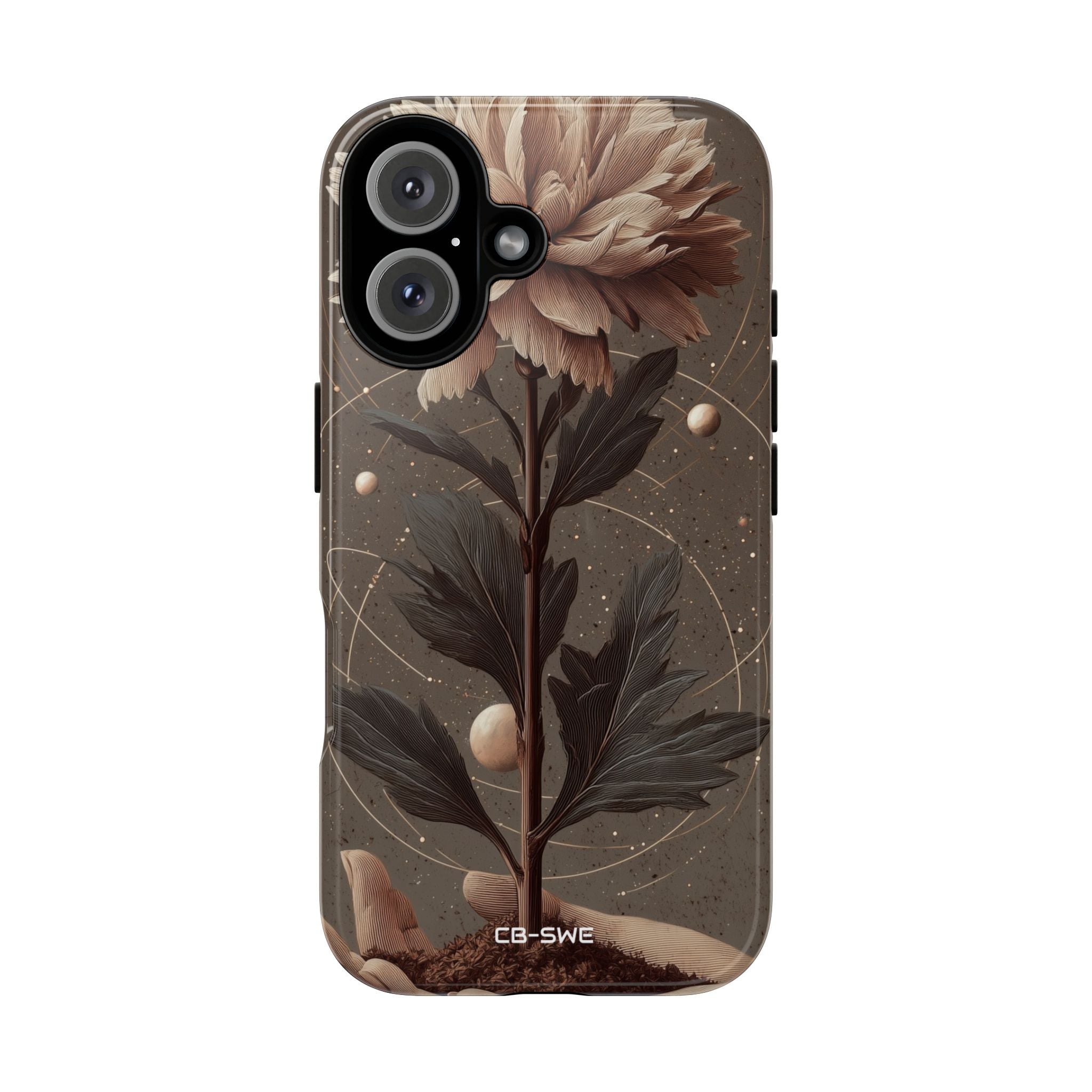 Celestial Flower Embrace - iPhone Case