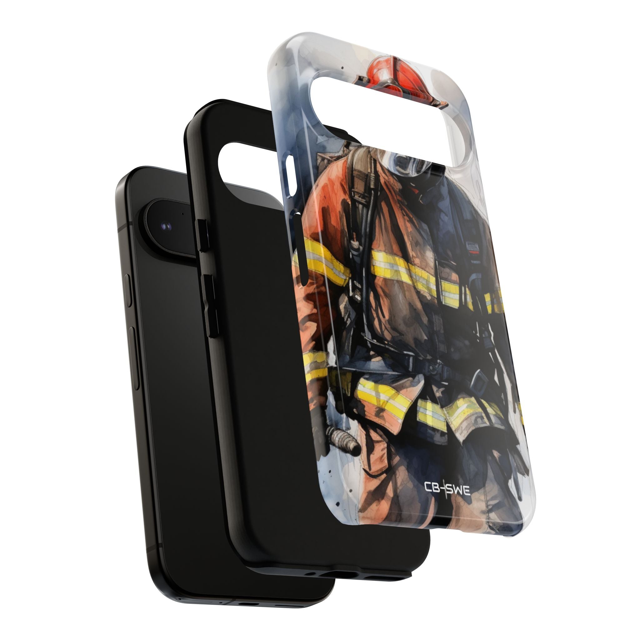 Firefighter In Motion - Google Pixel Case