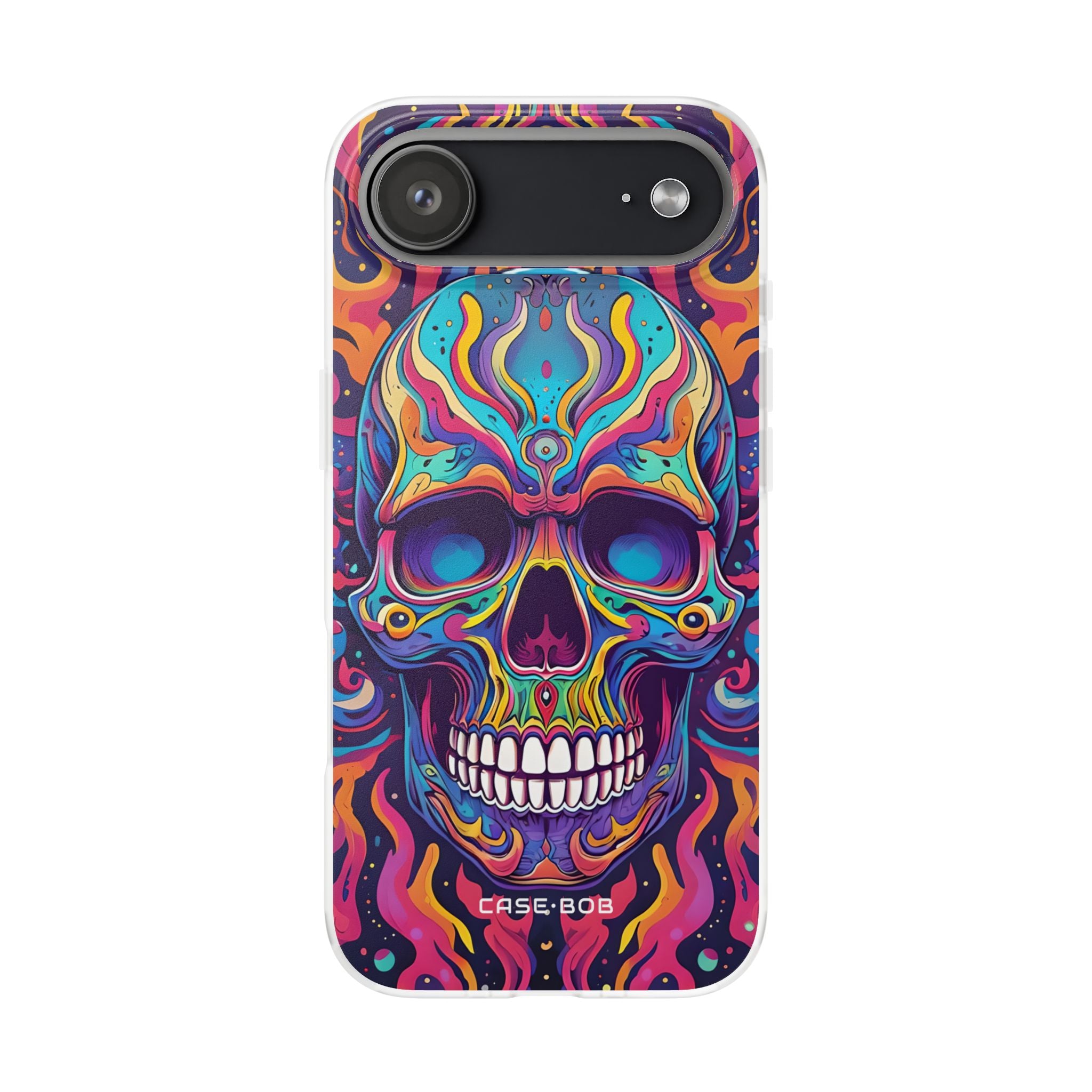 Flaming Skull iPhone 17 Air Case - Soft