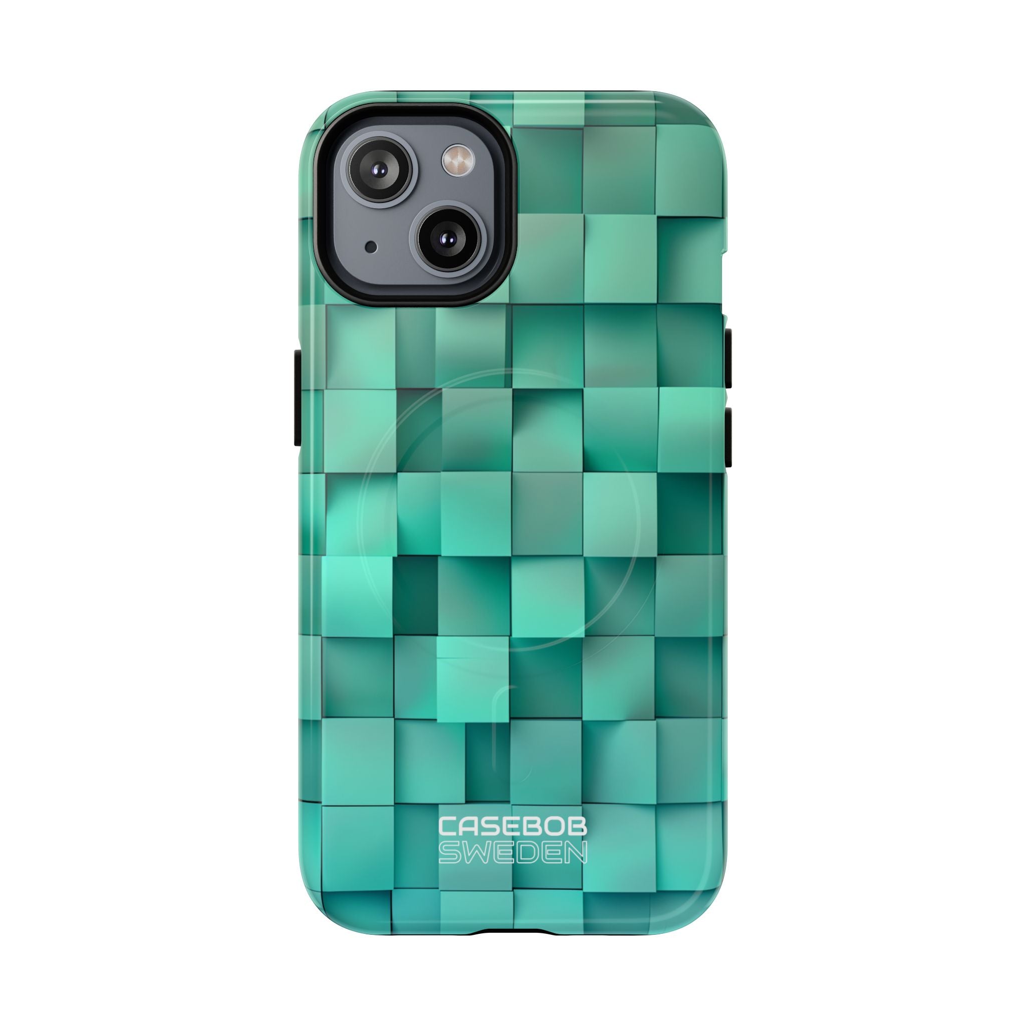 Folded Blue Squares iPhone 14 - Tough+