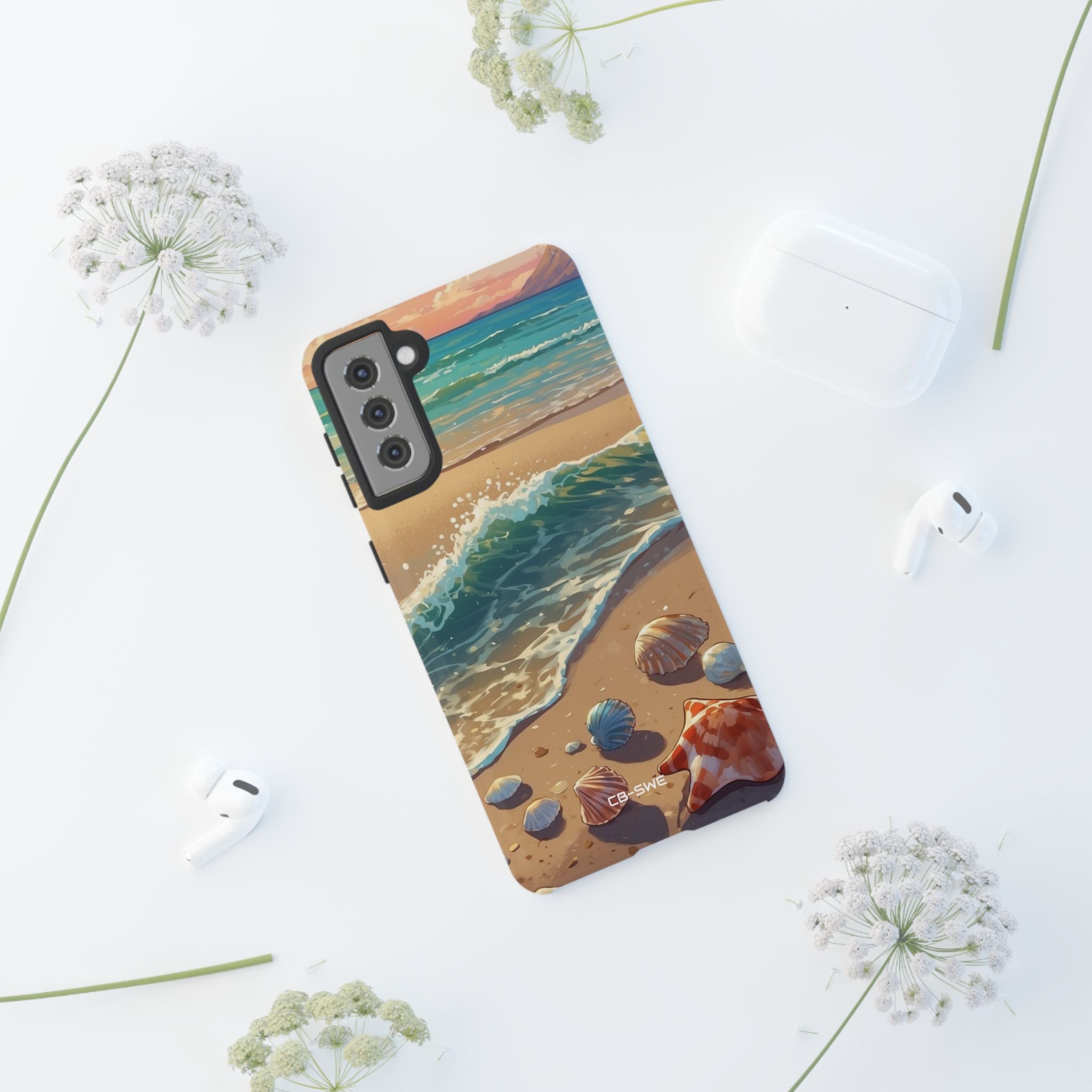 Seashells Kiss Shore - Samsung Case