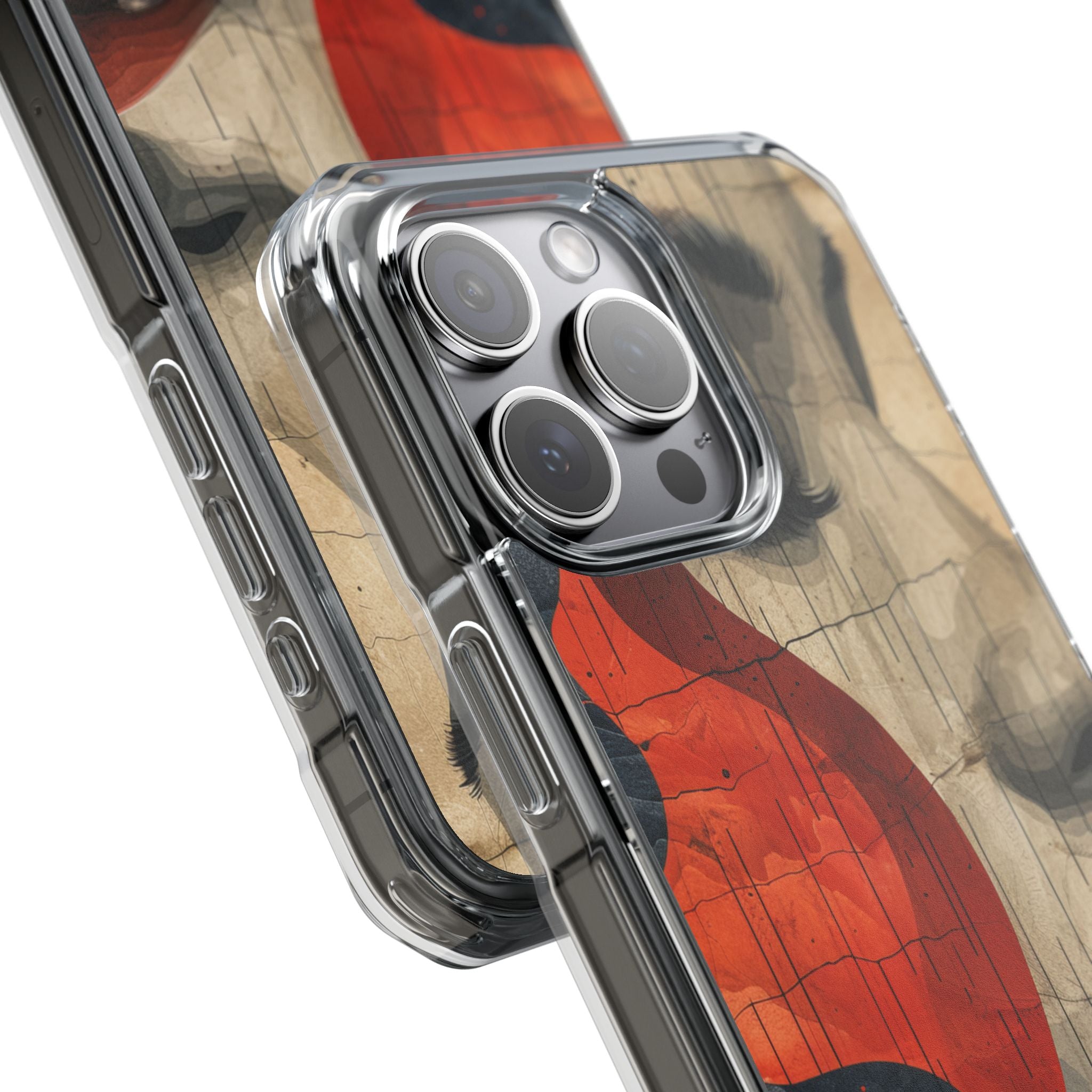 Crimson Flow Profile iPhone 15 - Impact Clear+