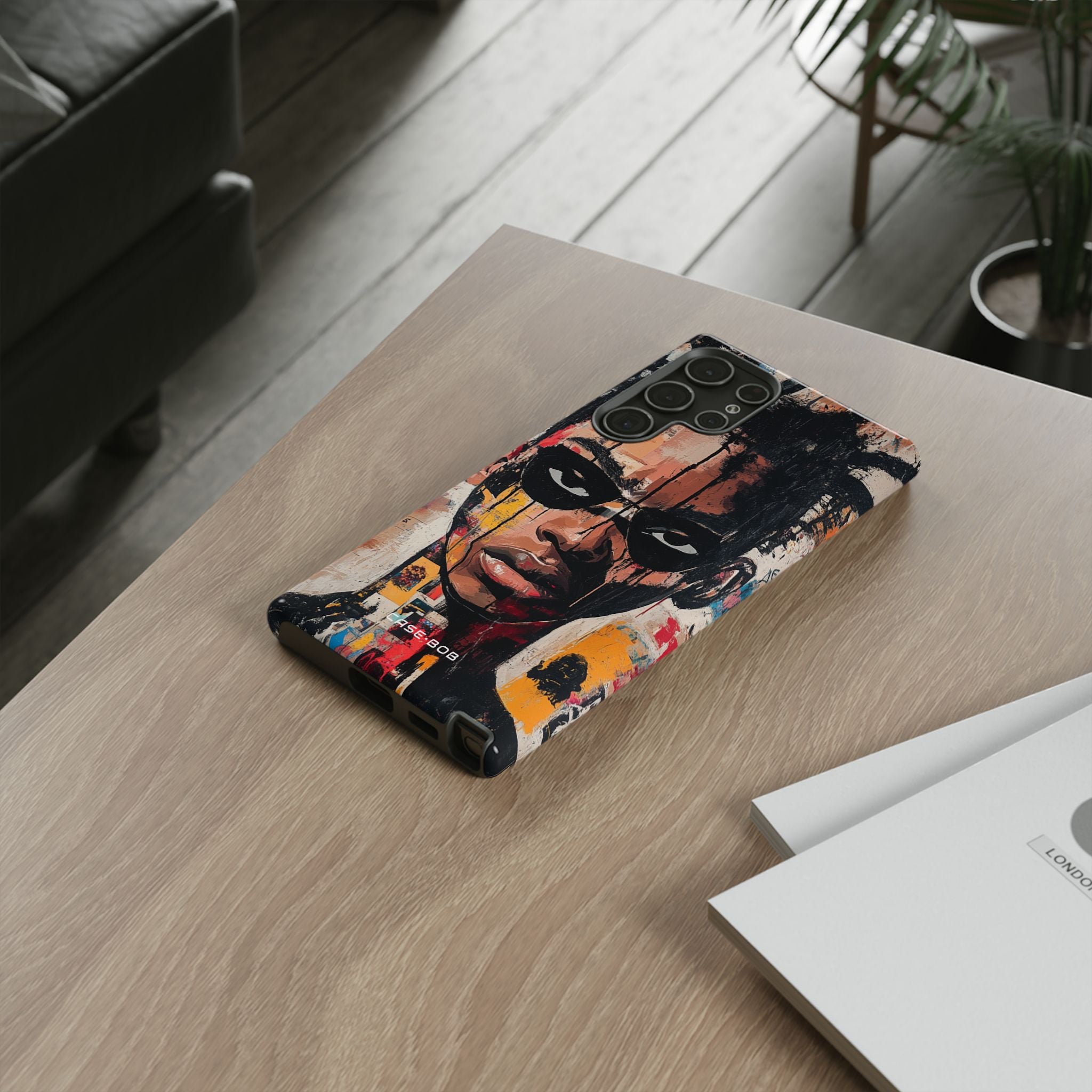 Masked Portrait Drips Samsung S22 Ultra Case - Tough