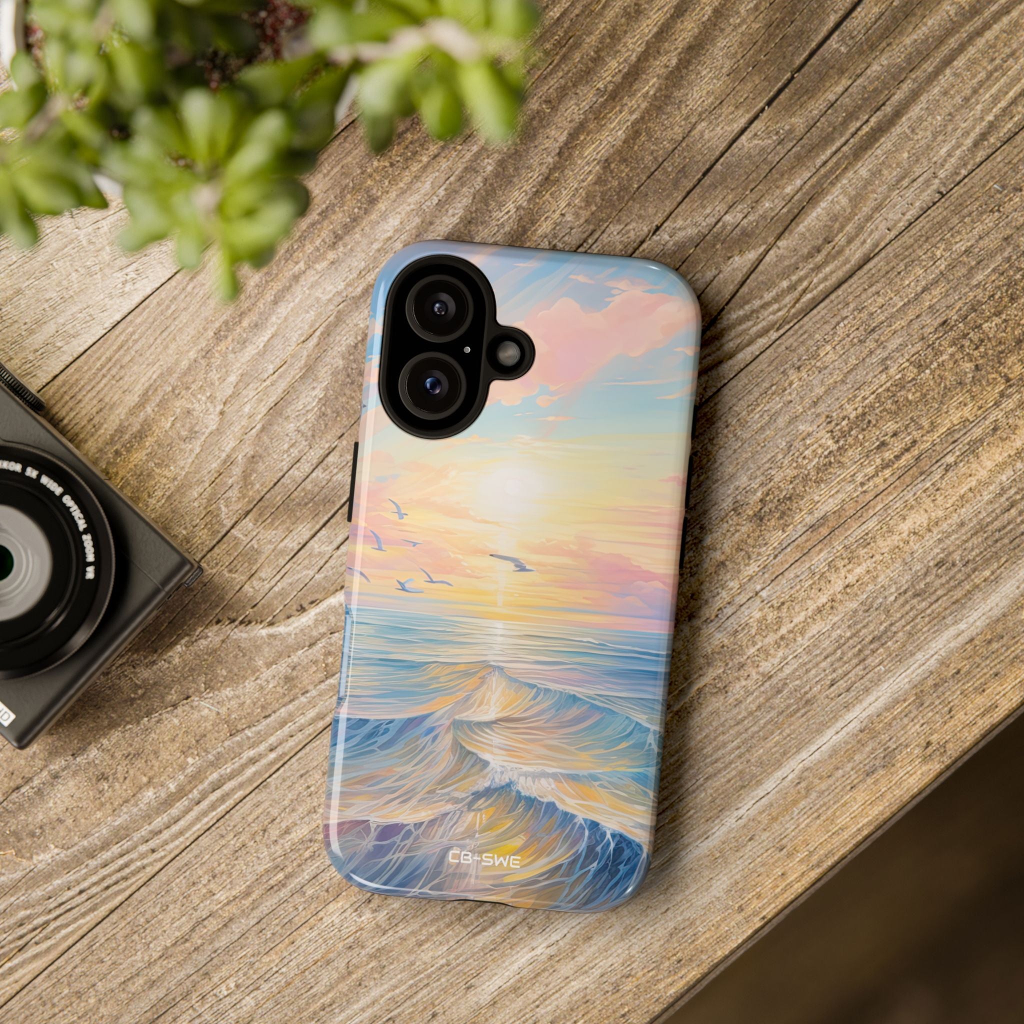 Gentle Waves Embrace - iPhone Case