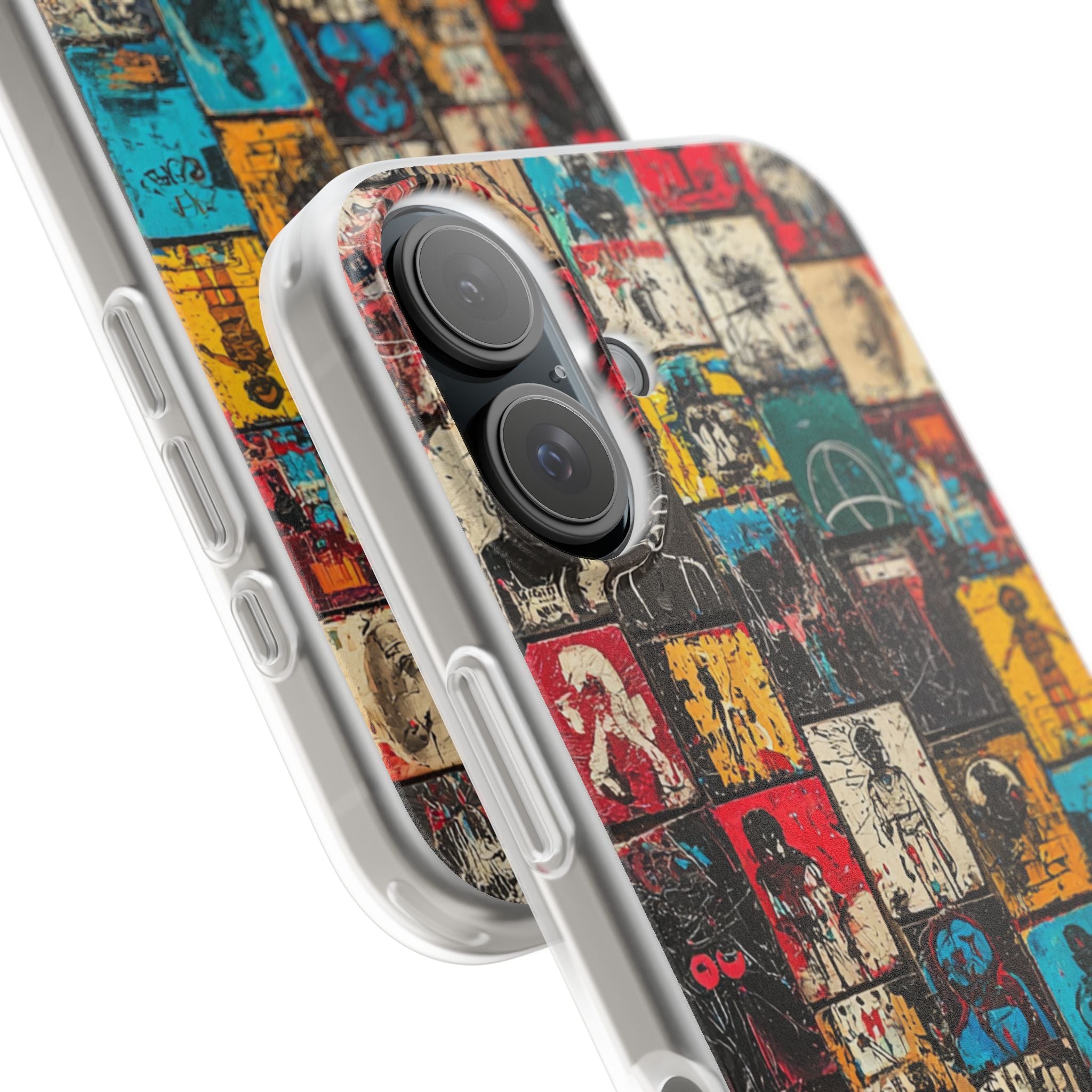 Figured Grid iPhone 16 Case - Soft