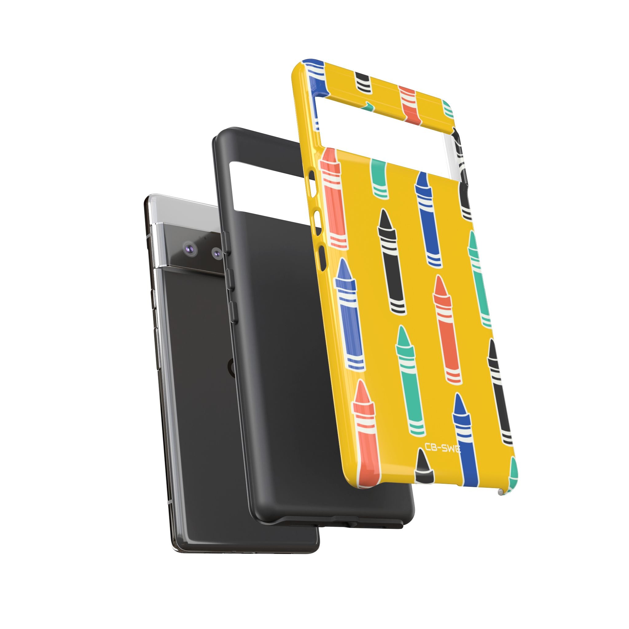 Crayons Dance Joyfully - Google Pixel Case