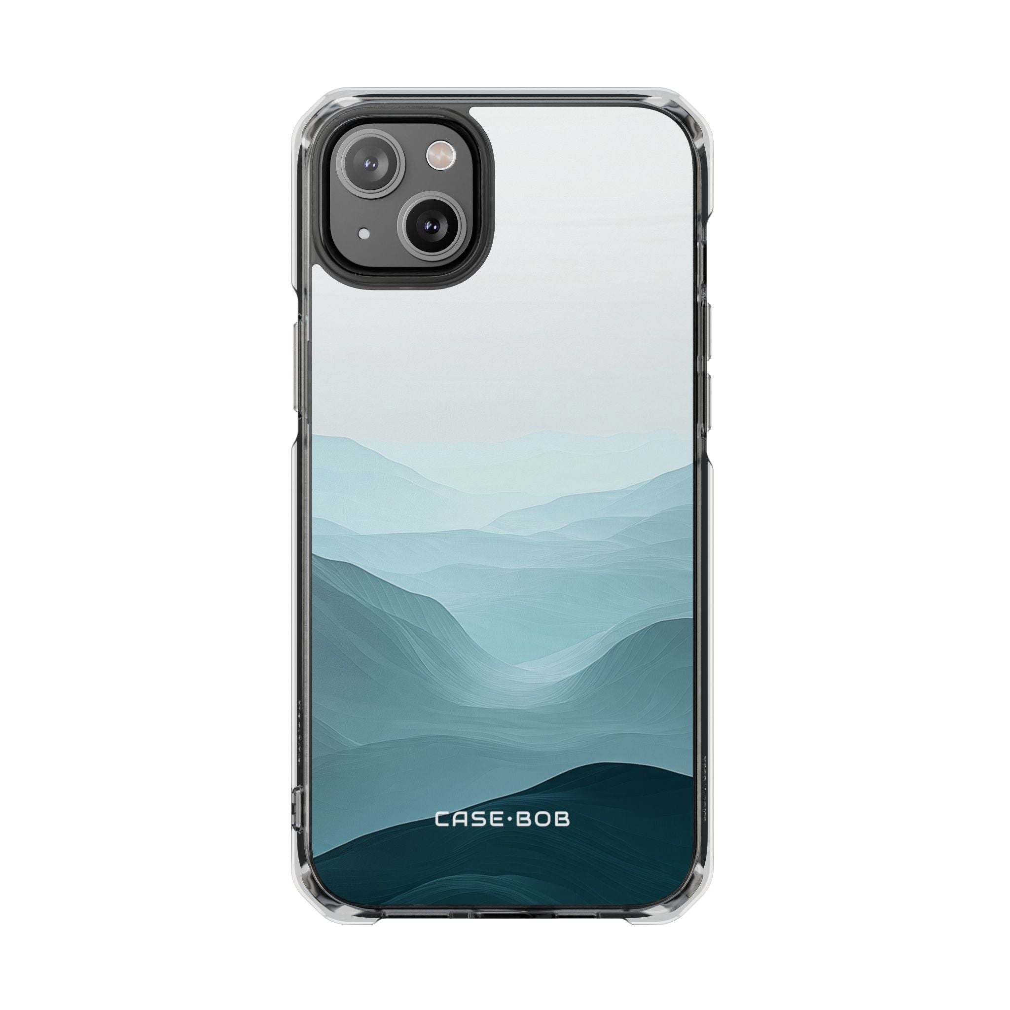 Teal Mist Mountains iPhone 14 Plus Case - Impact