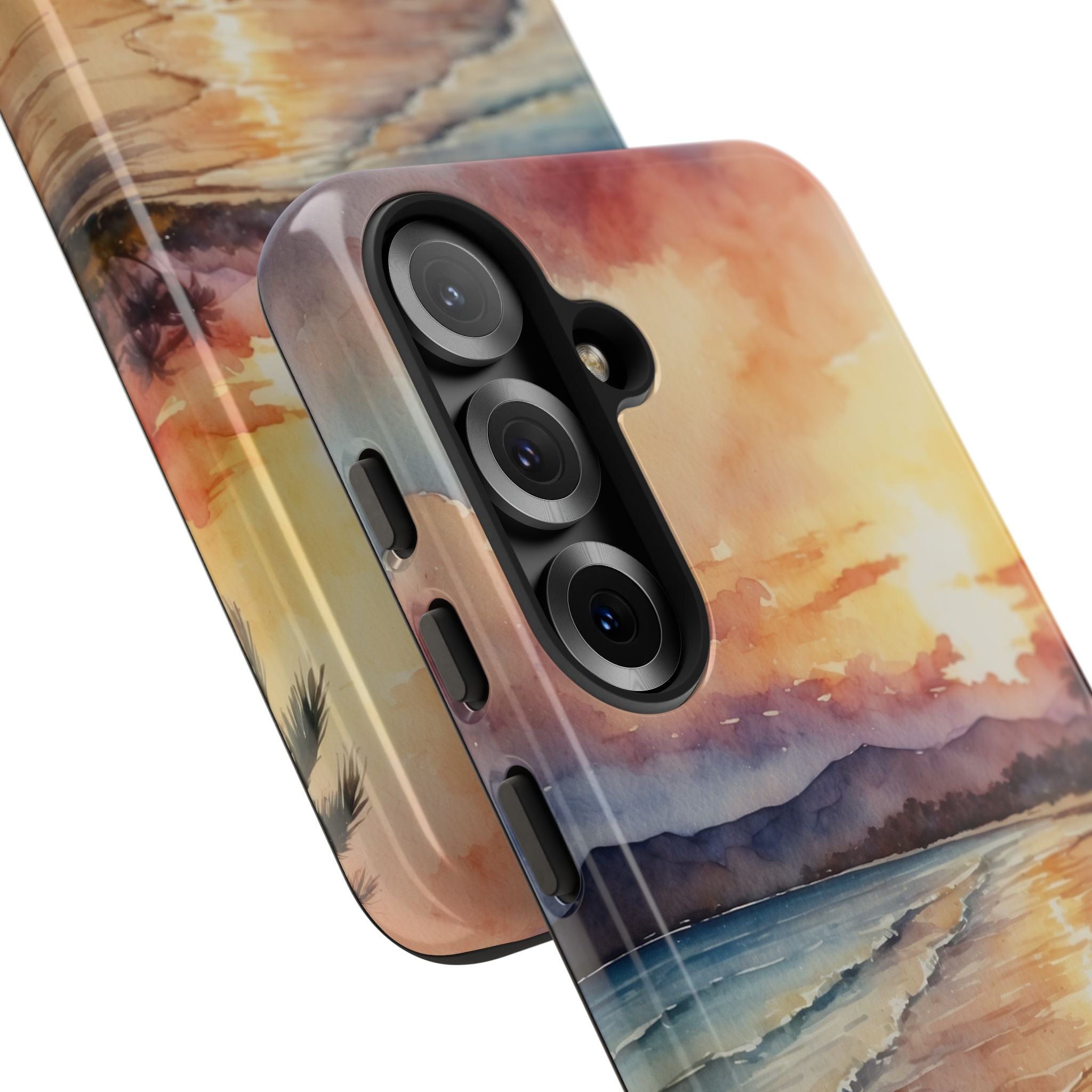 Sunset Reflection Samsung S25 Case - Tough