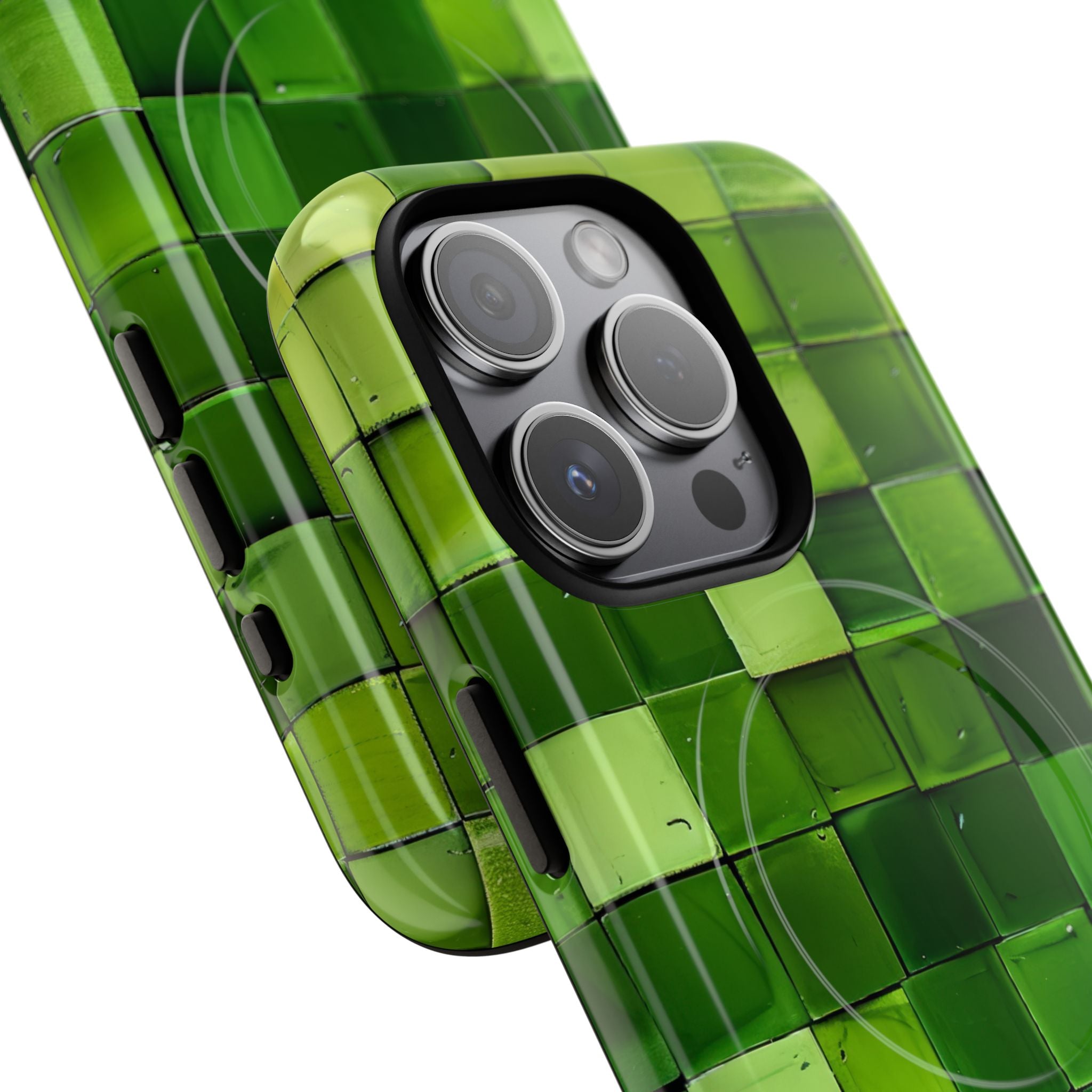 Green Tile Harmony iPhone 15 - Tough+