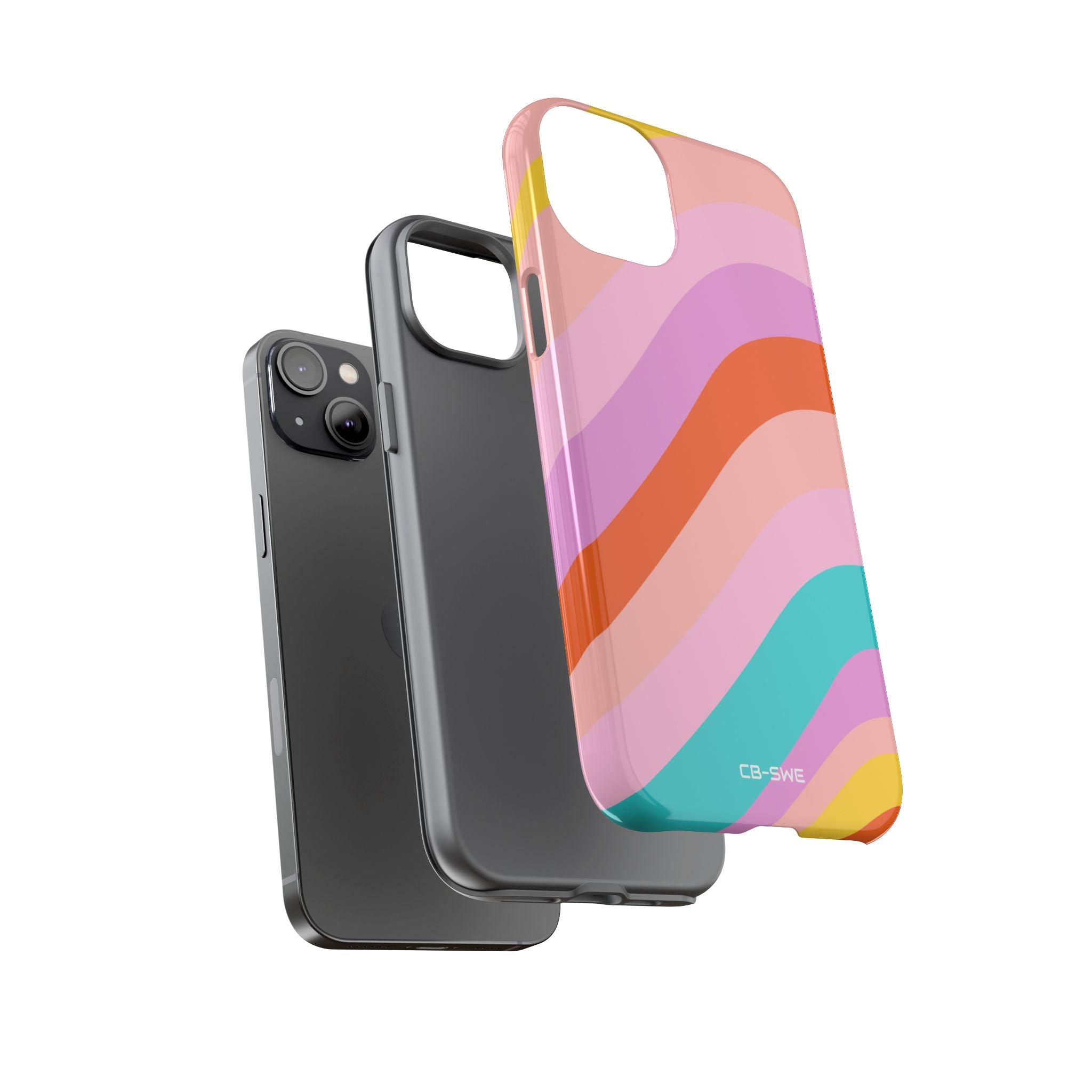 Fluid Color Waves - iPhone Case