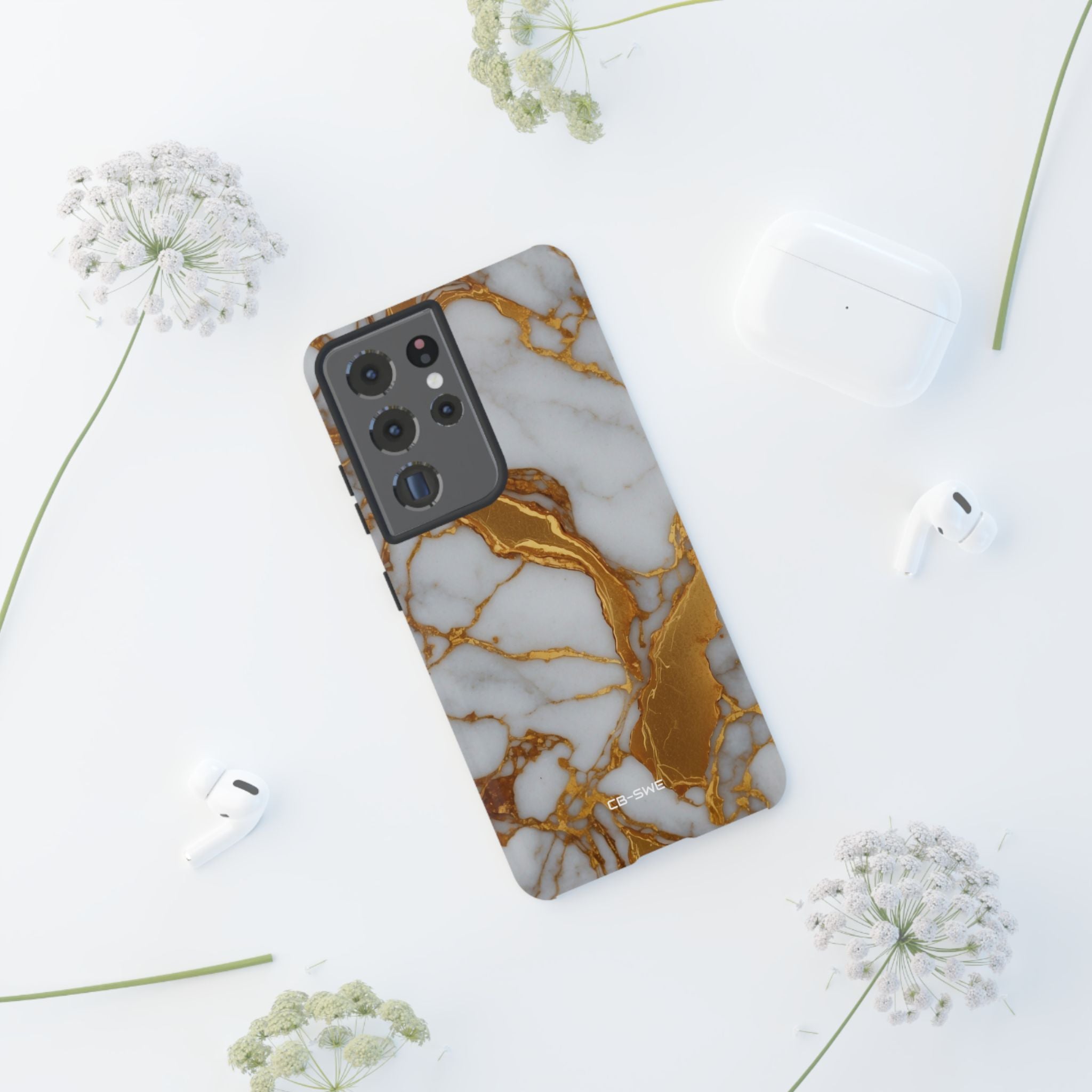 Golden Veins Flow - Samsung Case