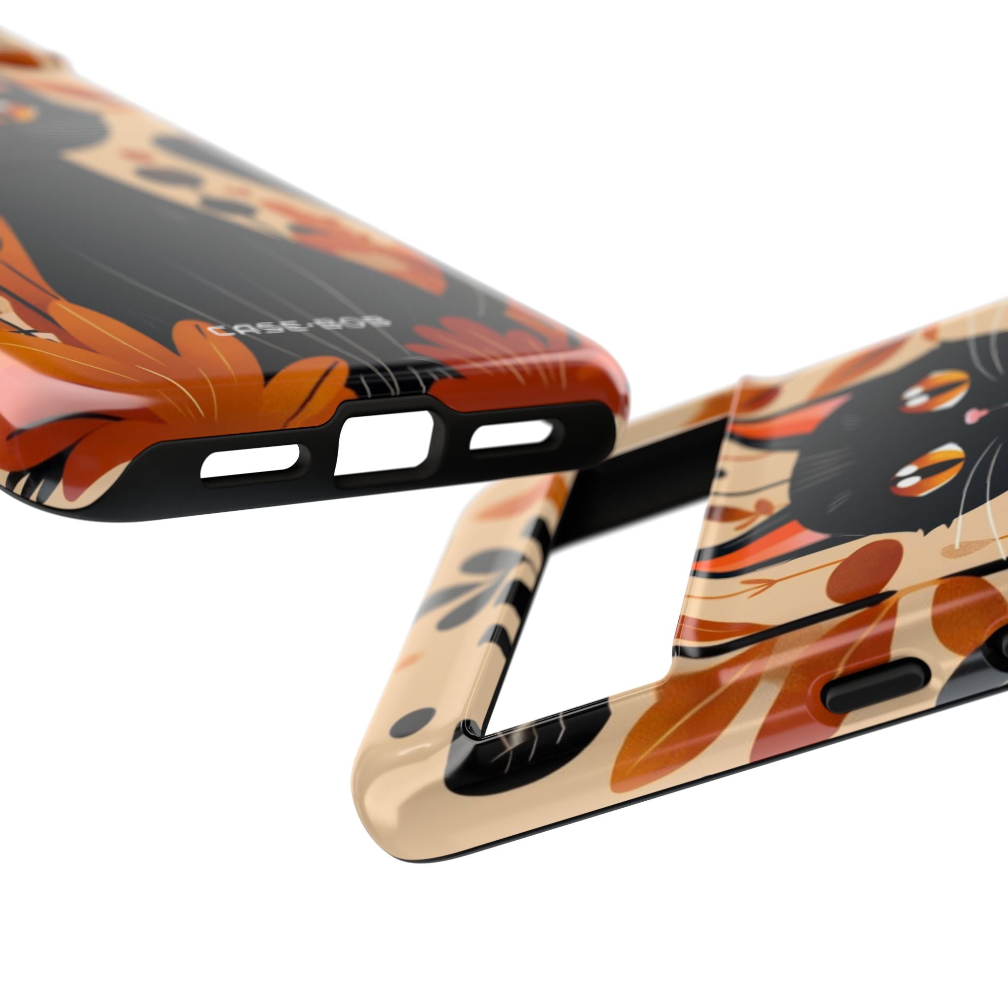 Black Cat Glow Google Pixel 8 Pro Case - Tough