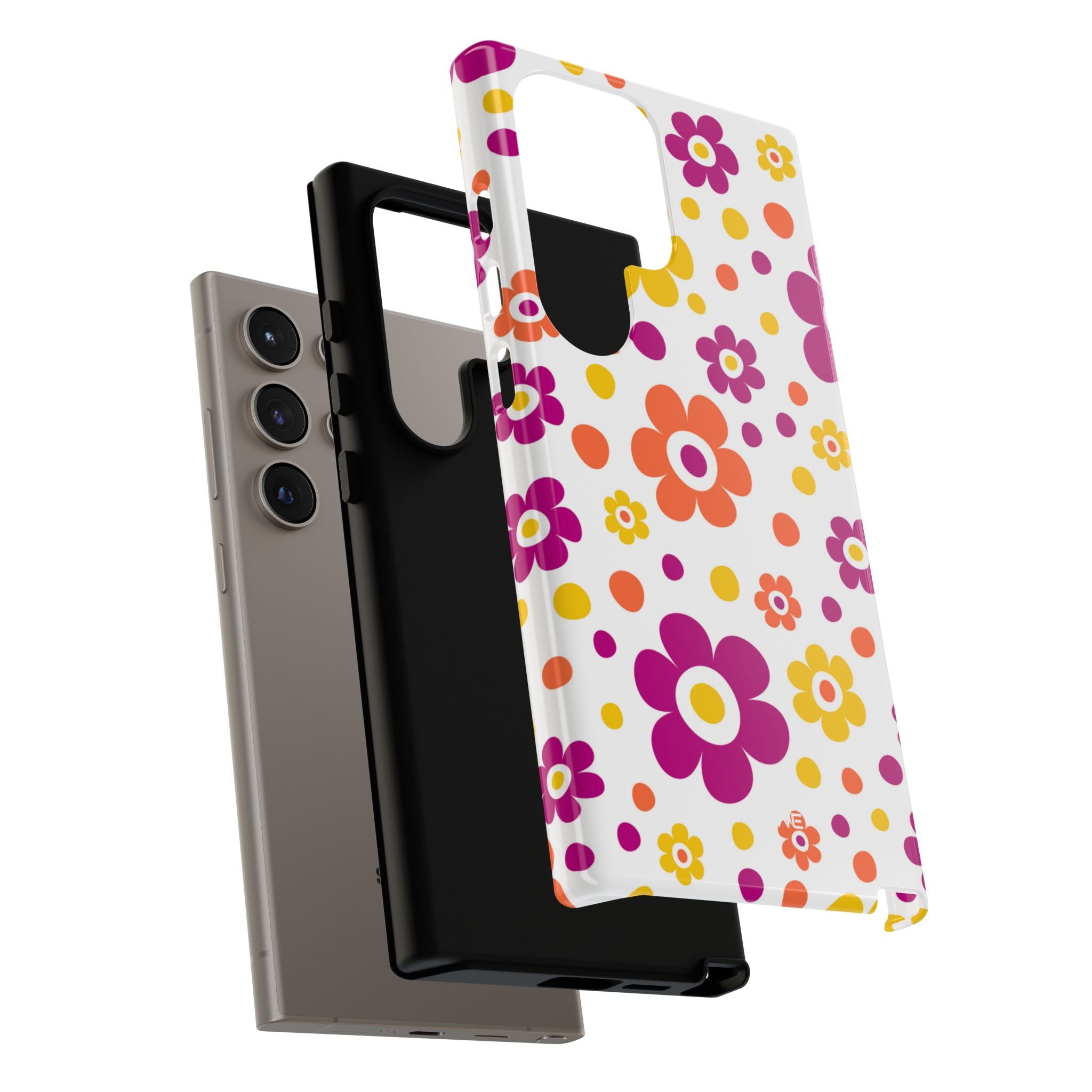 Retro Floral Playfulness - Samsung Case