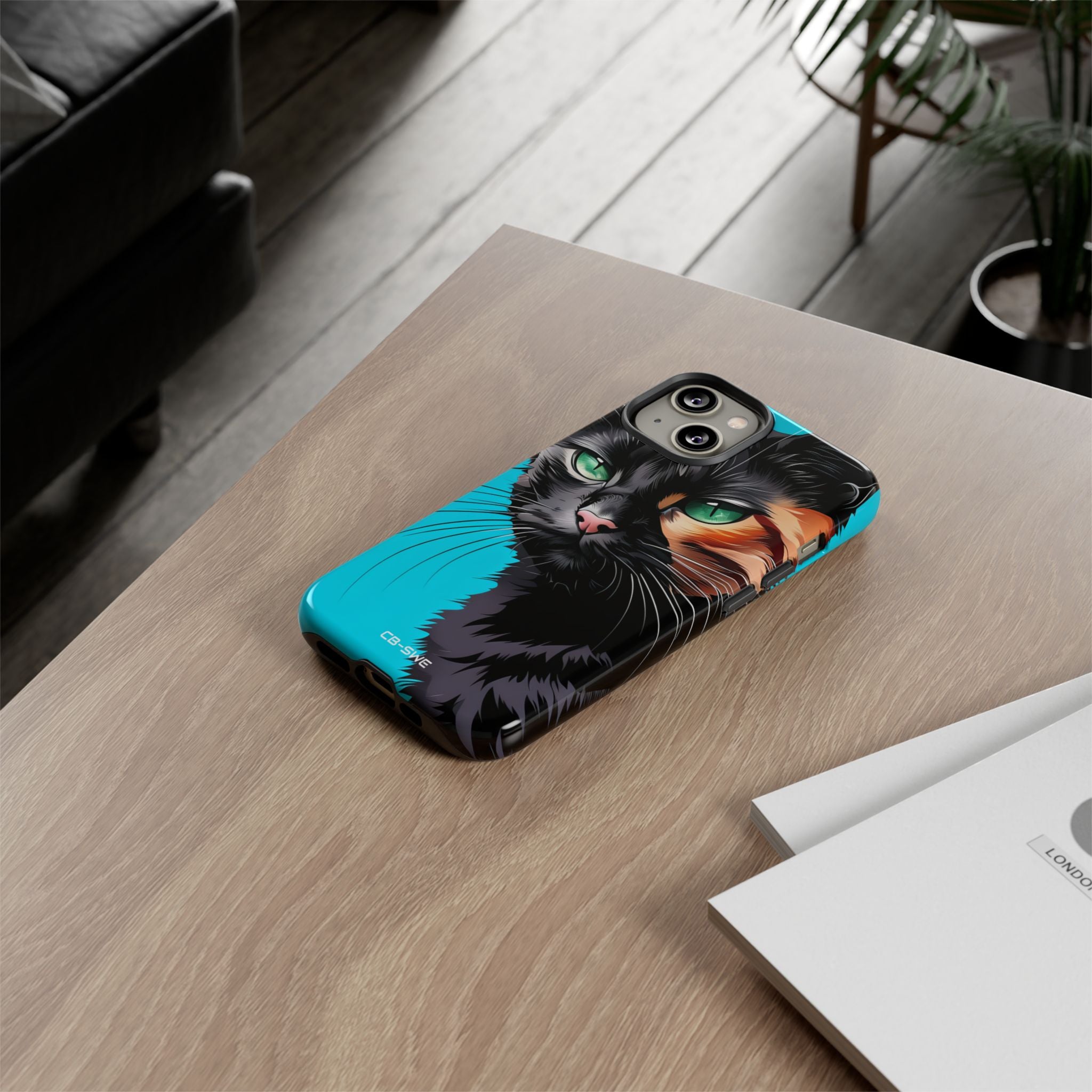 Curious Cat Stare - iPhone Case